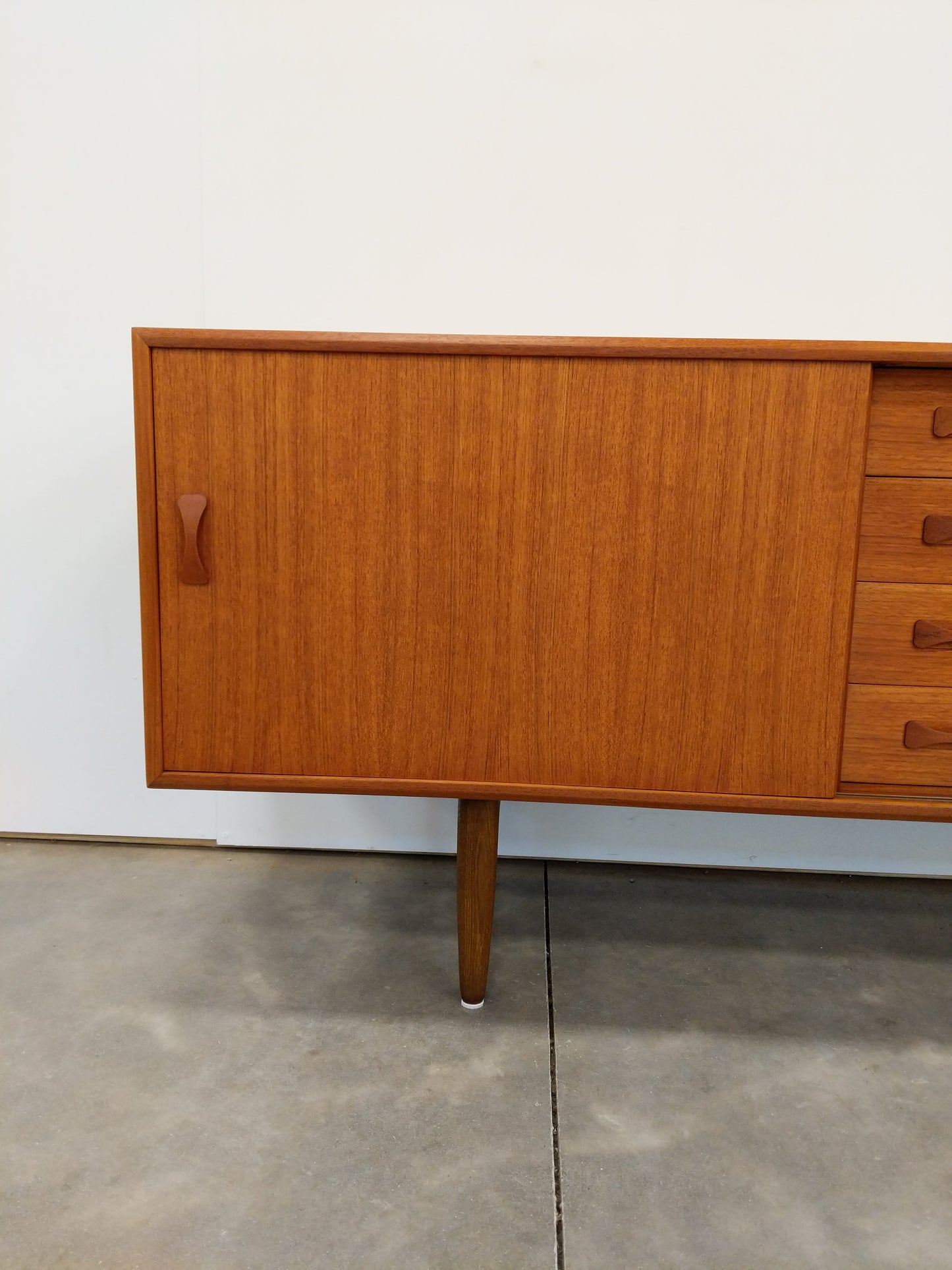 Vintage Danish Modern Teak Credenza by Clausen & Søn