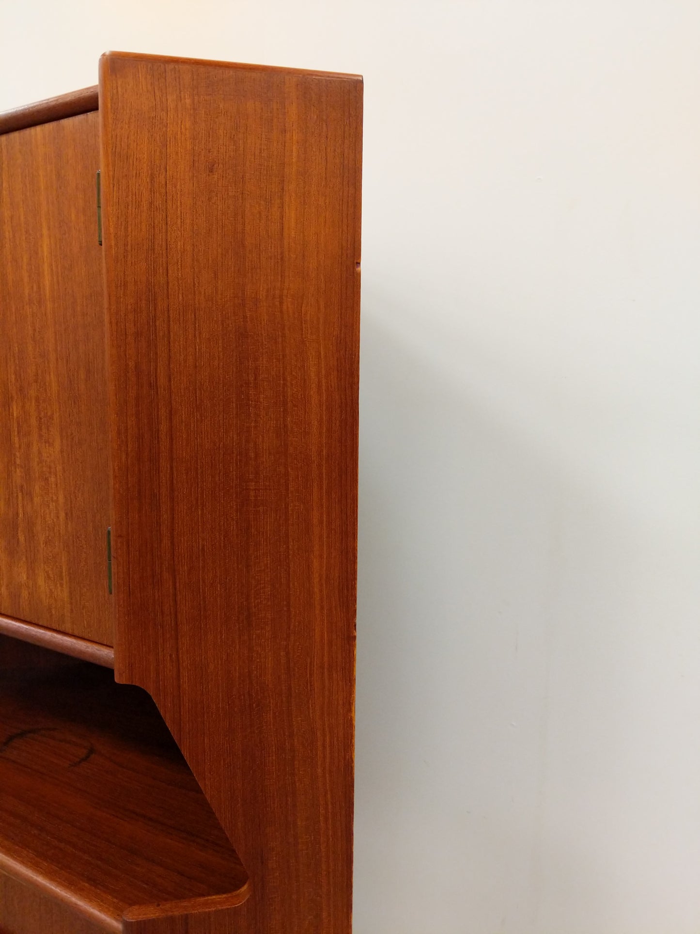 Vintage Danish Modern Teak Corner Cabinet by Gunni Omann