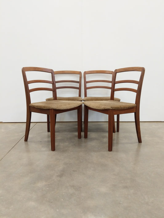 Set of 4 Vintage Mid Century Modern Dining Chairs by G Plan