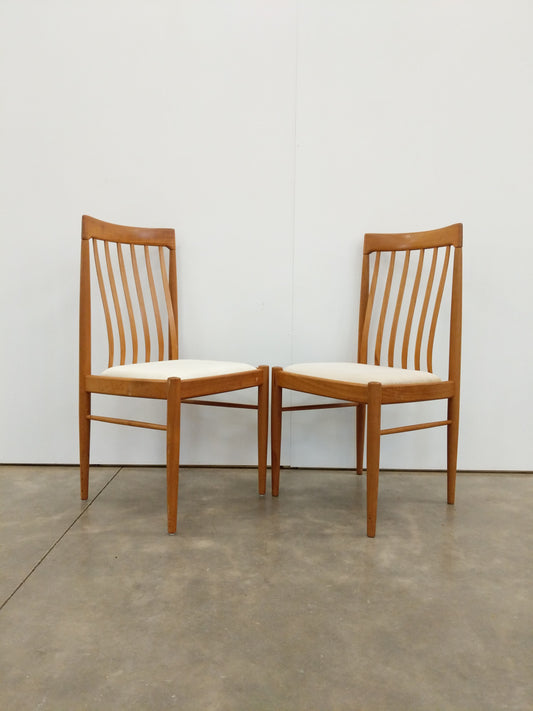 Pair of Vintage Danish Modern Dining Chairs by Bramin