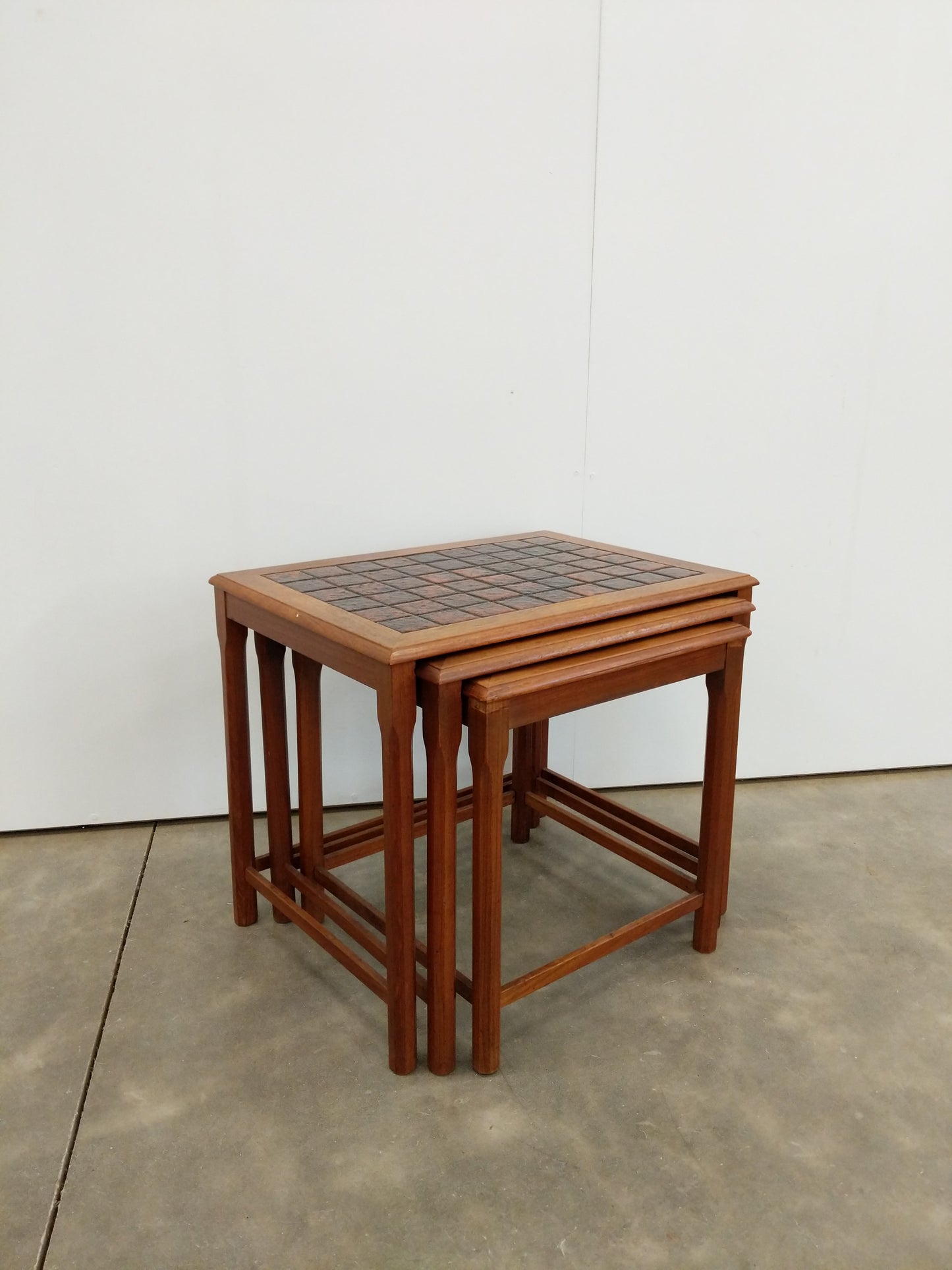 Set of Vintage Danish Modern Teak Nesting Tables