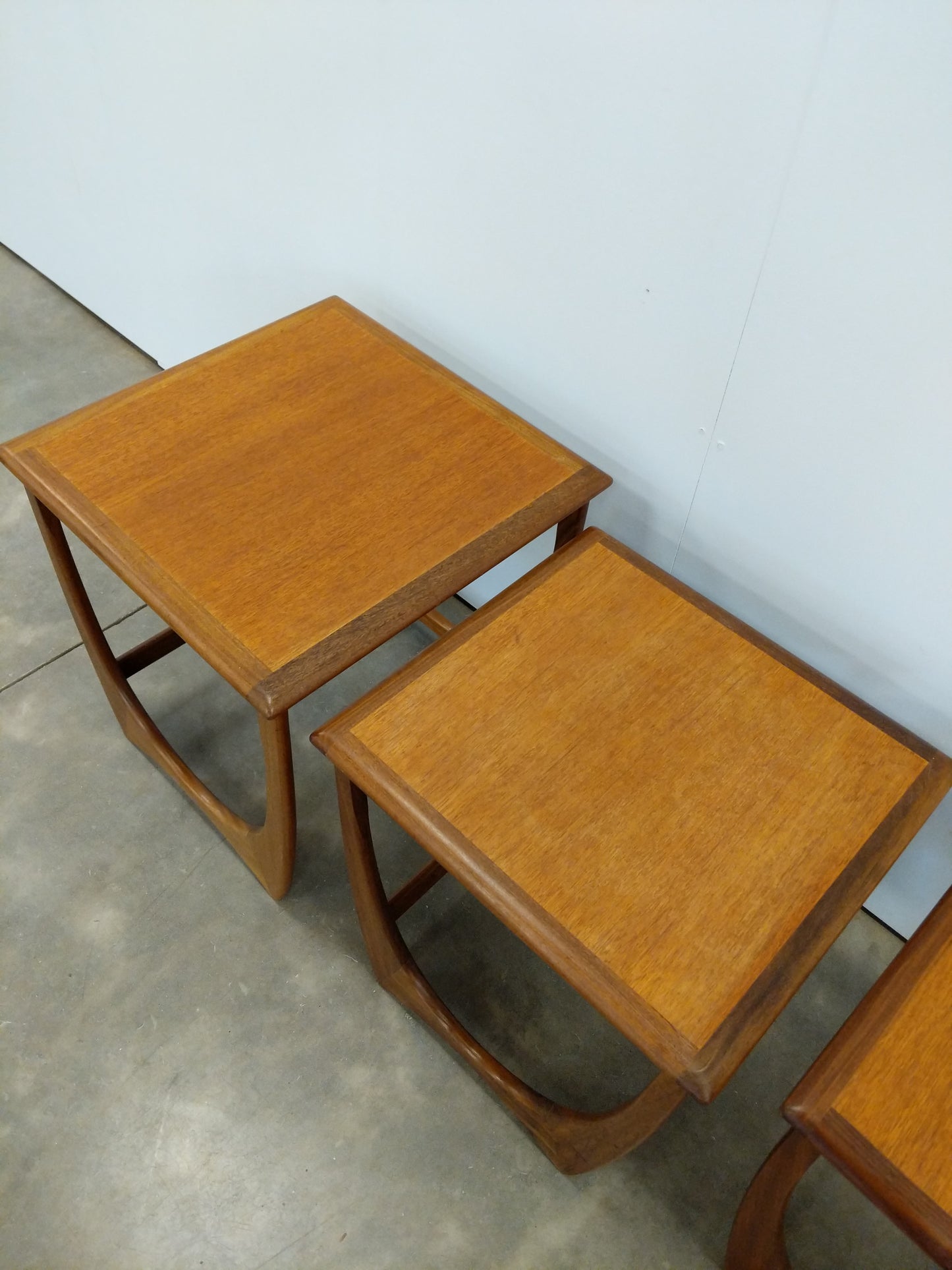 Set of Vintage Mid Century Modern Teak Nesting Tables by G Plan