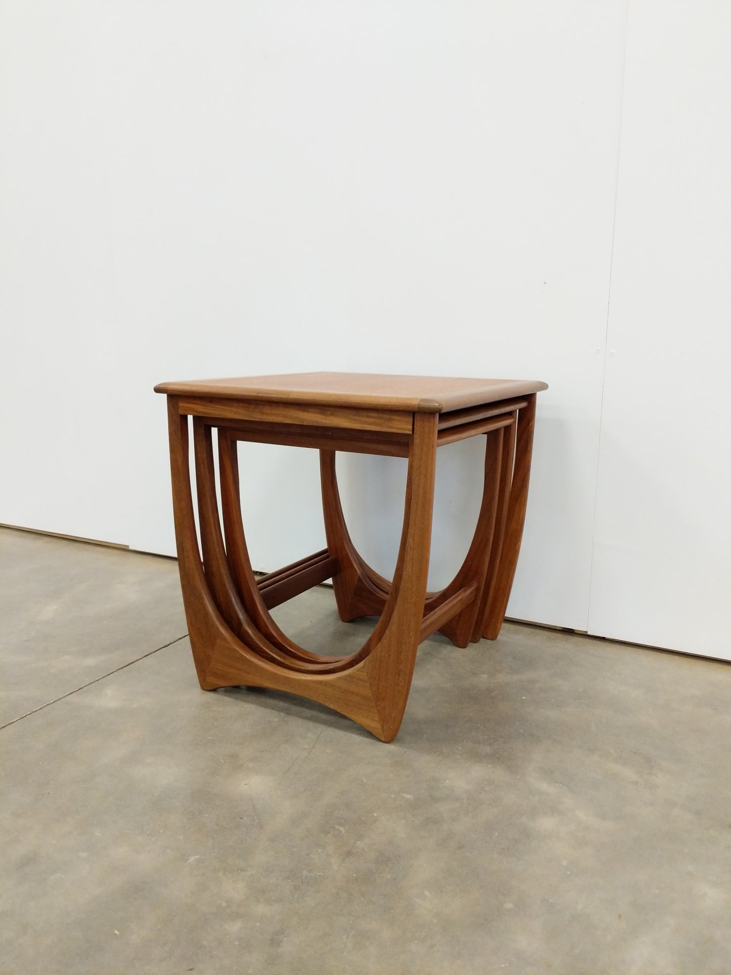 Set of Vintage Mid Century Modern Teak Nesting Tables by G Plan