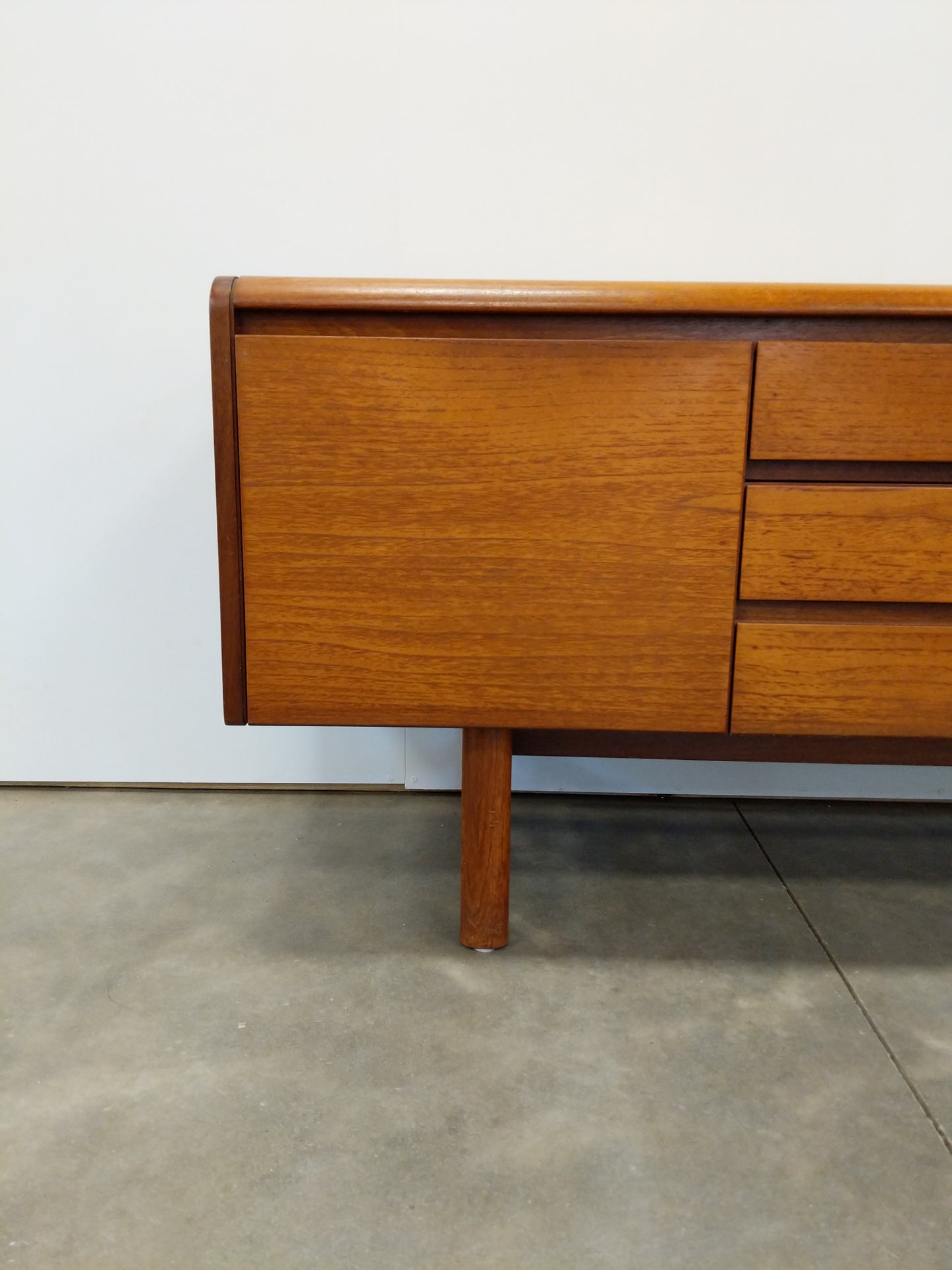 Vintage Mid Century Modern Teak Credenza by White and Newton