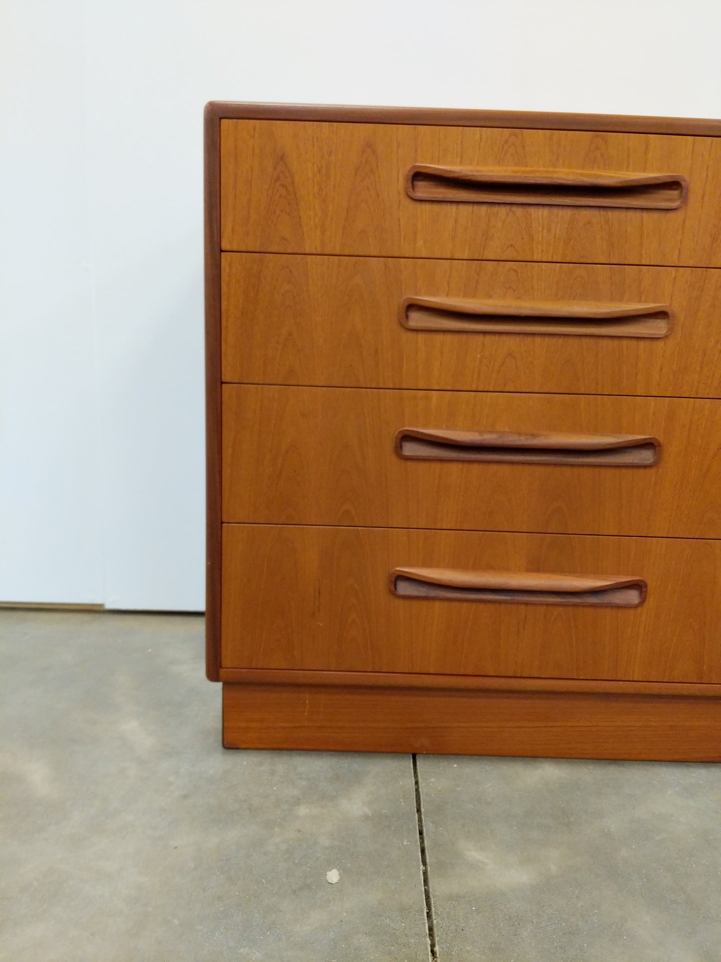 Pair of Vintage Mid Century Modern Teak Low Dressers by G Plan