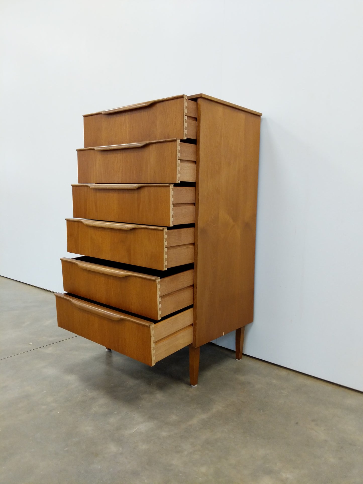 Vintage Mid Century Modern Teak Dresser