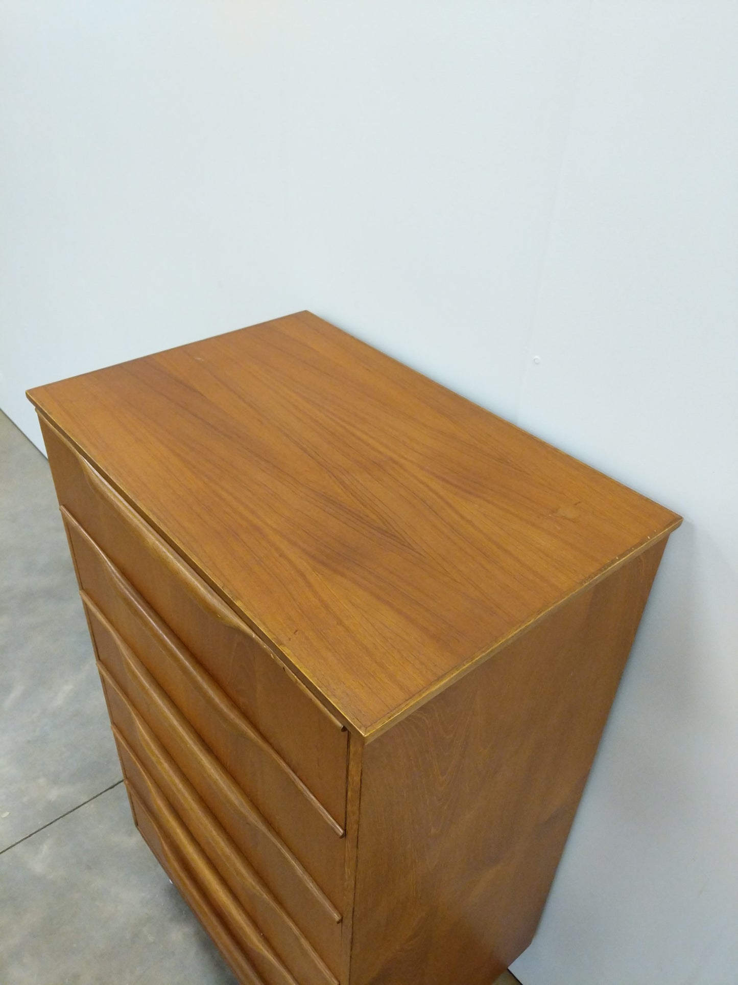 Vintage Mid Century Modern Teak Dresser