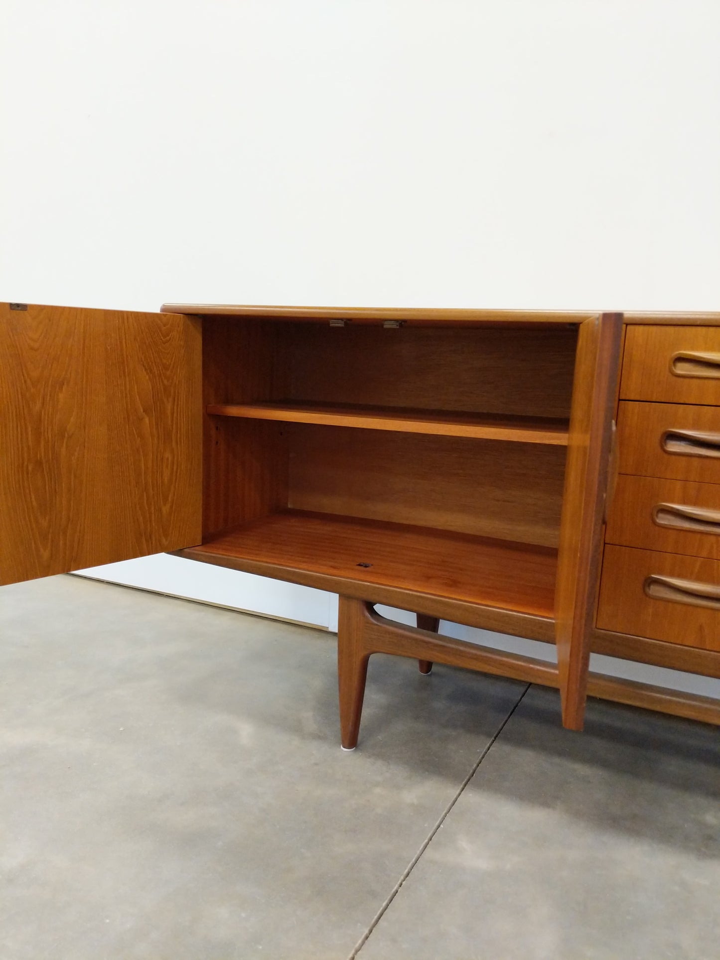 Vintage Mid Century Modern Teak Credenza by G Plan
