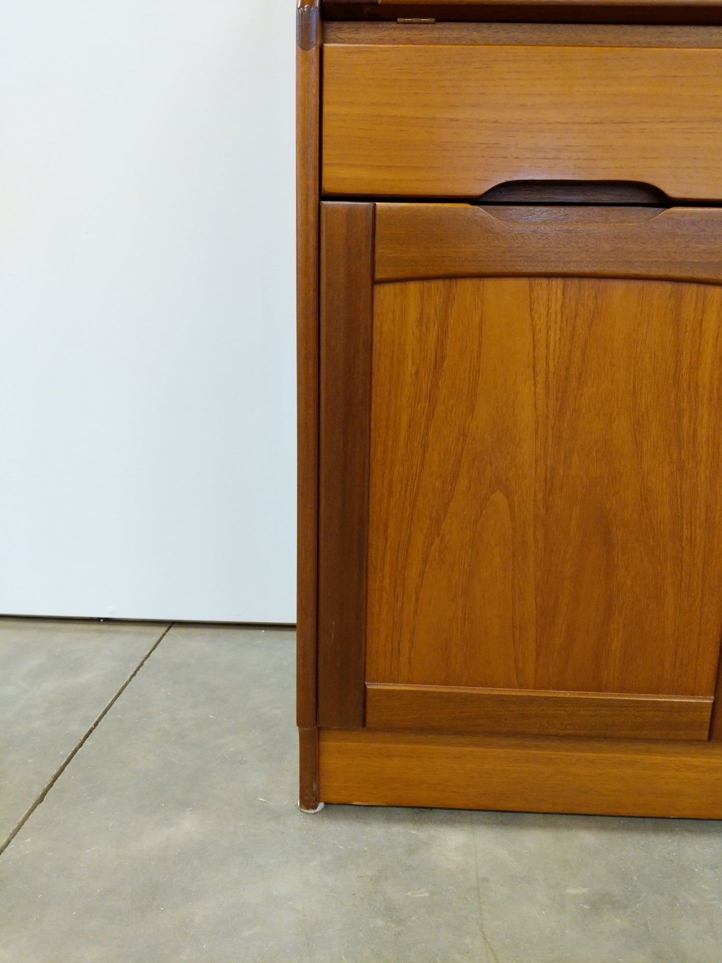 Vintage Mid Century Modern Teak Secretary Desk by Jentique