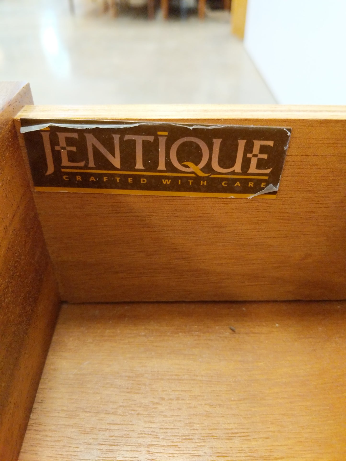 Vintage Mid Century Modern Teak Secretary Desk by Jentique