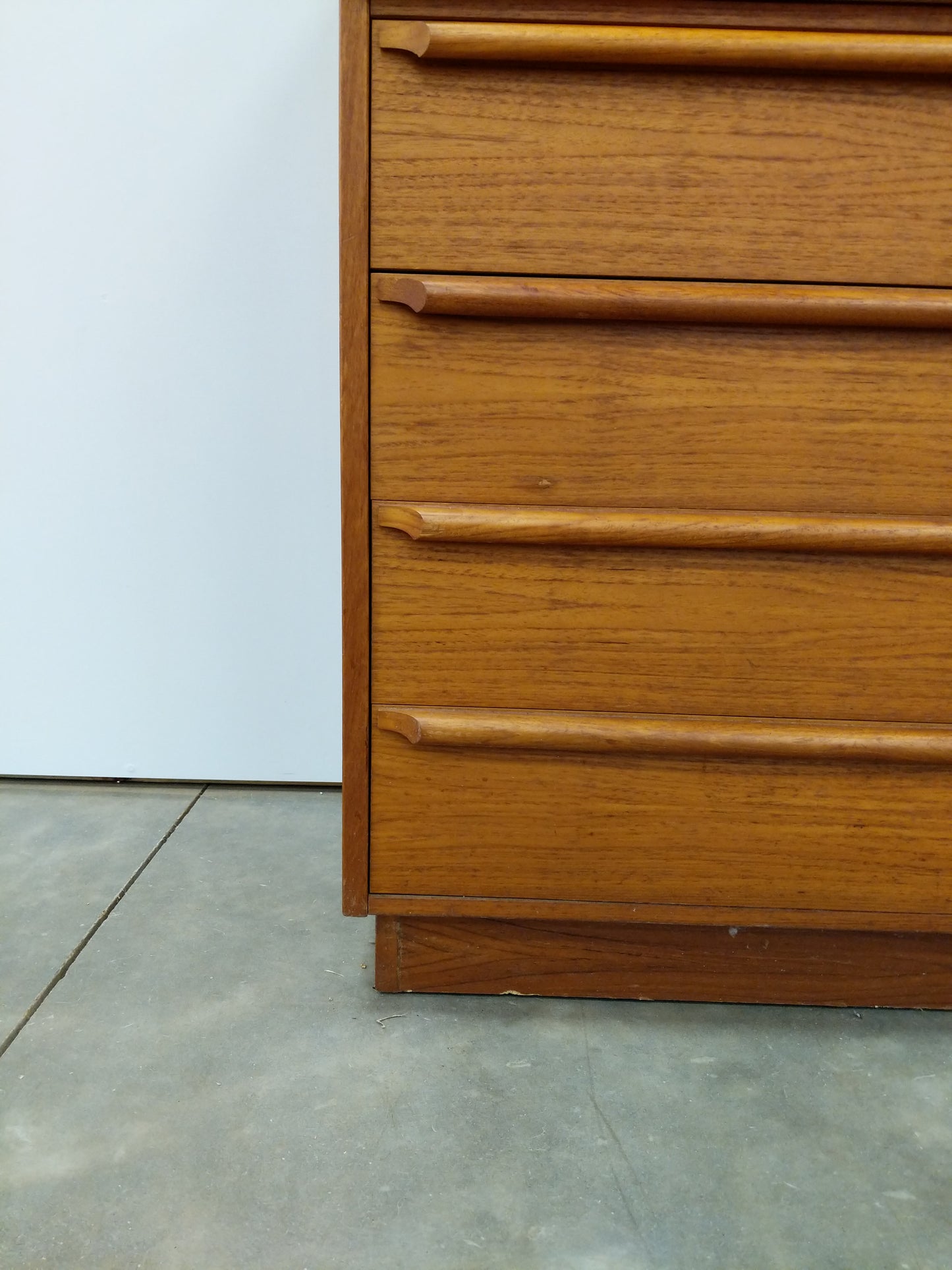 Vintage Mid Century Modern Teak Secretary Desk