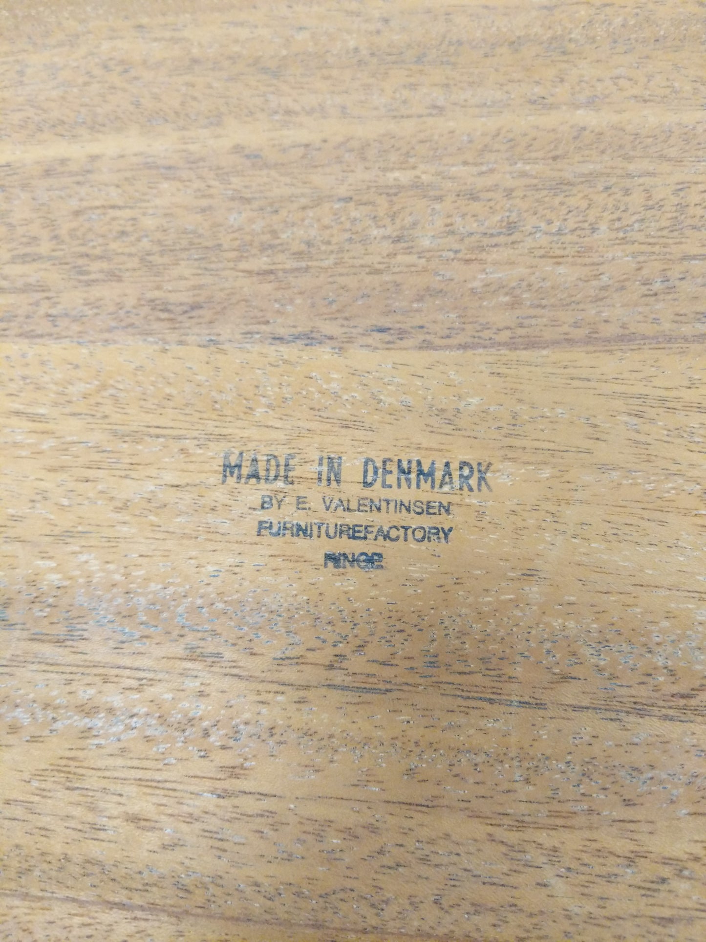 Vintage Danish Modern Teak Extendable Dining Table by E. Valentinsen