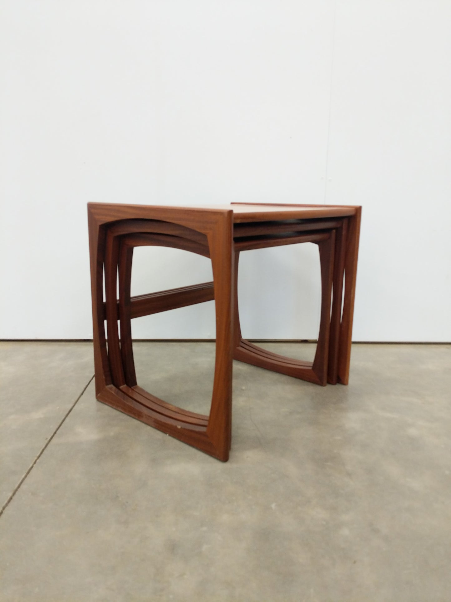 Set of Vintage Mid Century Modern Teak Nesting Tables by G Plan
