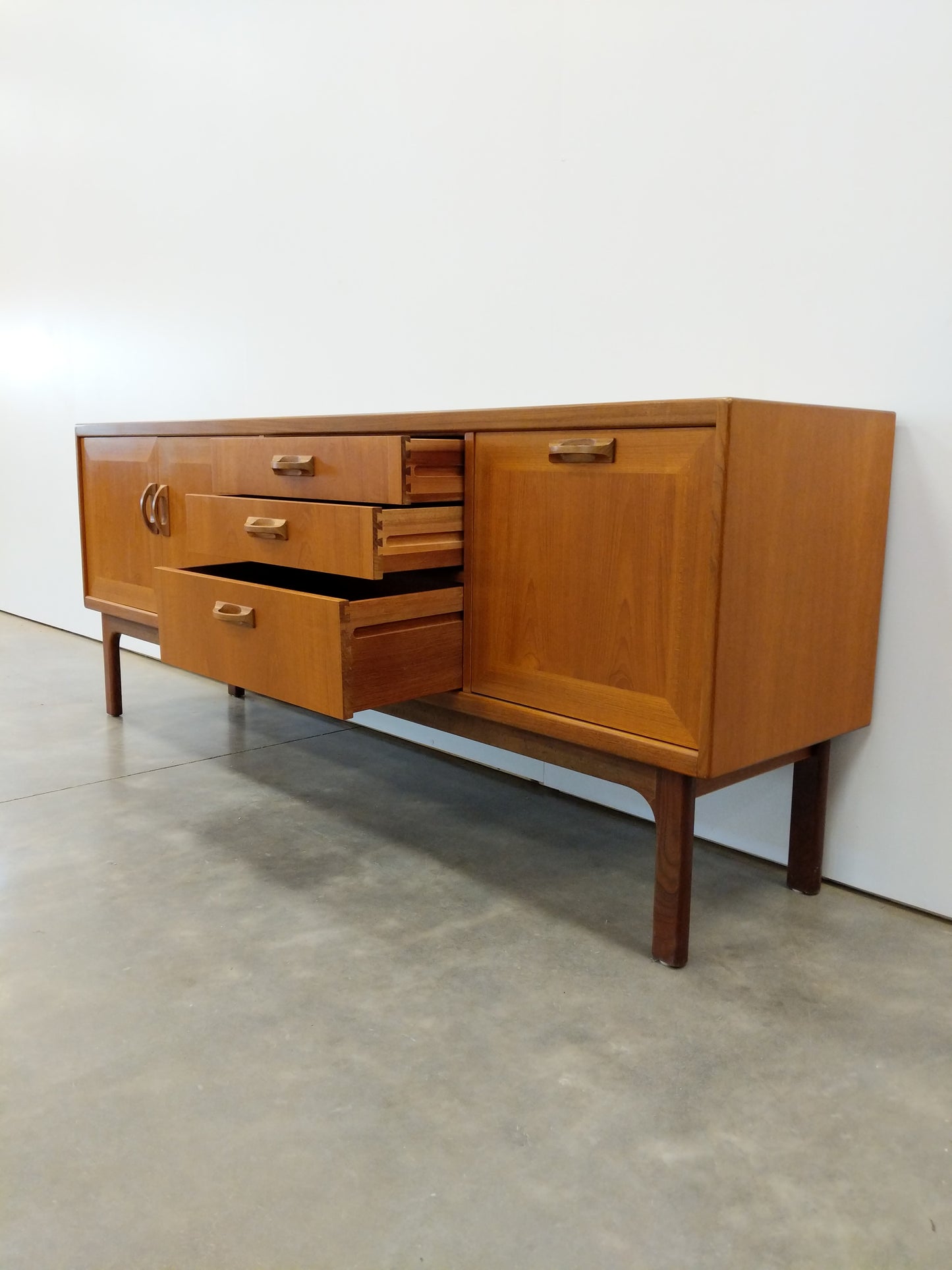 Vintage Mid Century Modern Teak Credenza by G Plan