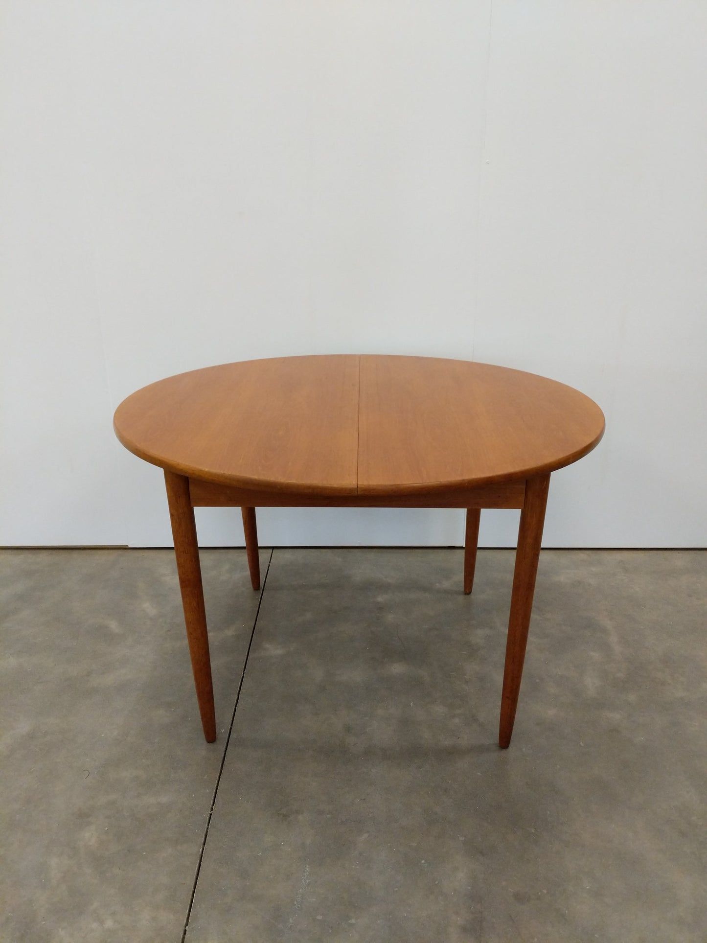 Vintage Mid Century Modern Teak Extendable Dining Table