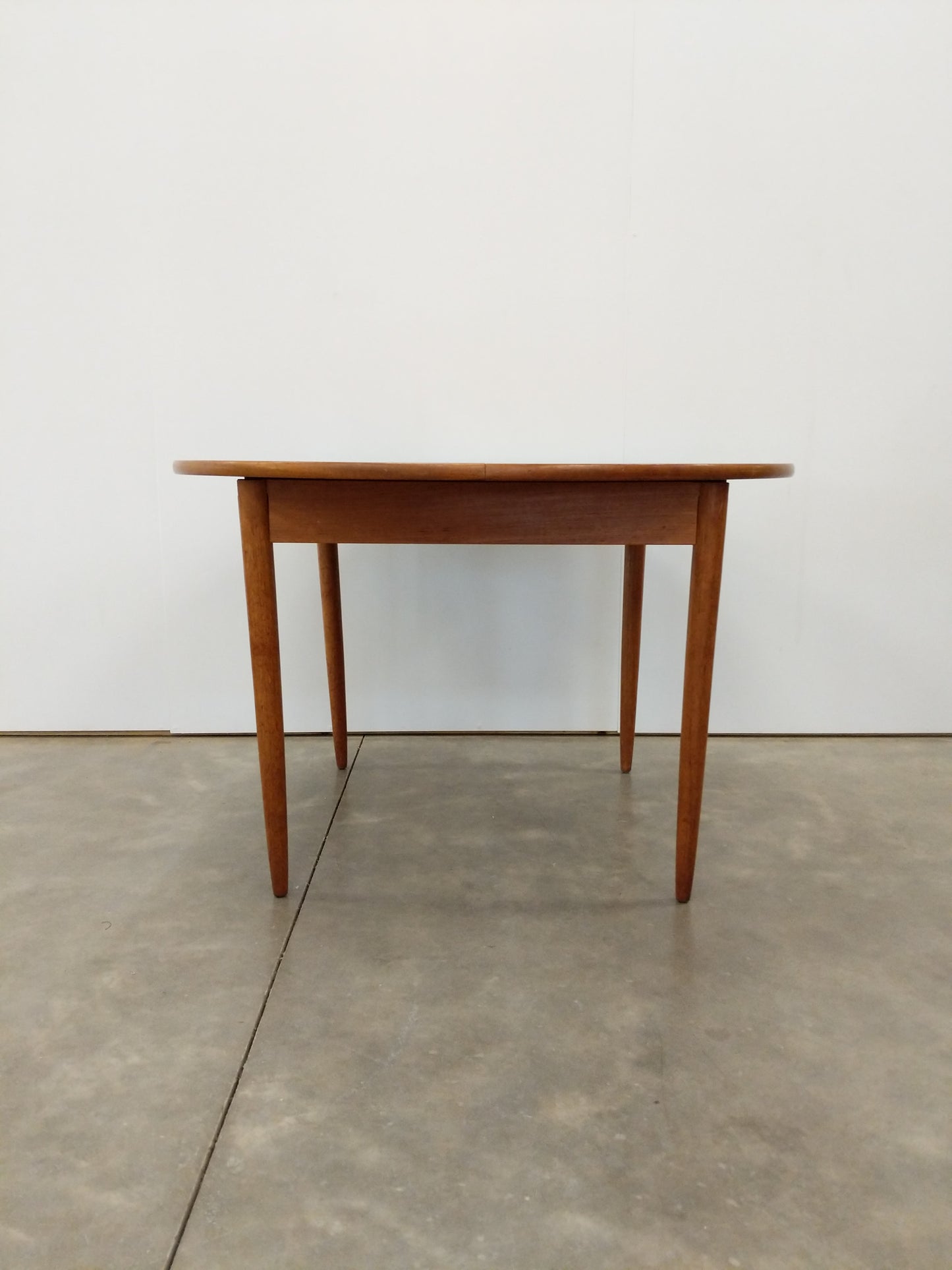 Vintage Mid Century Modern Teak Extendable Dining Table