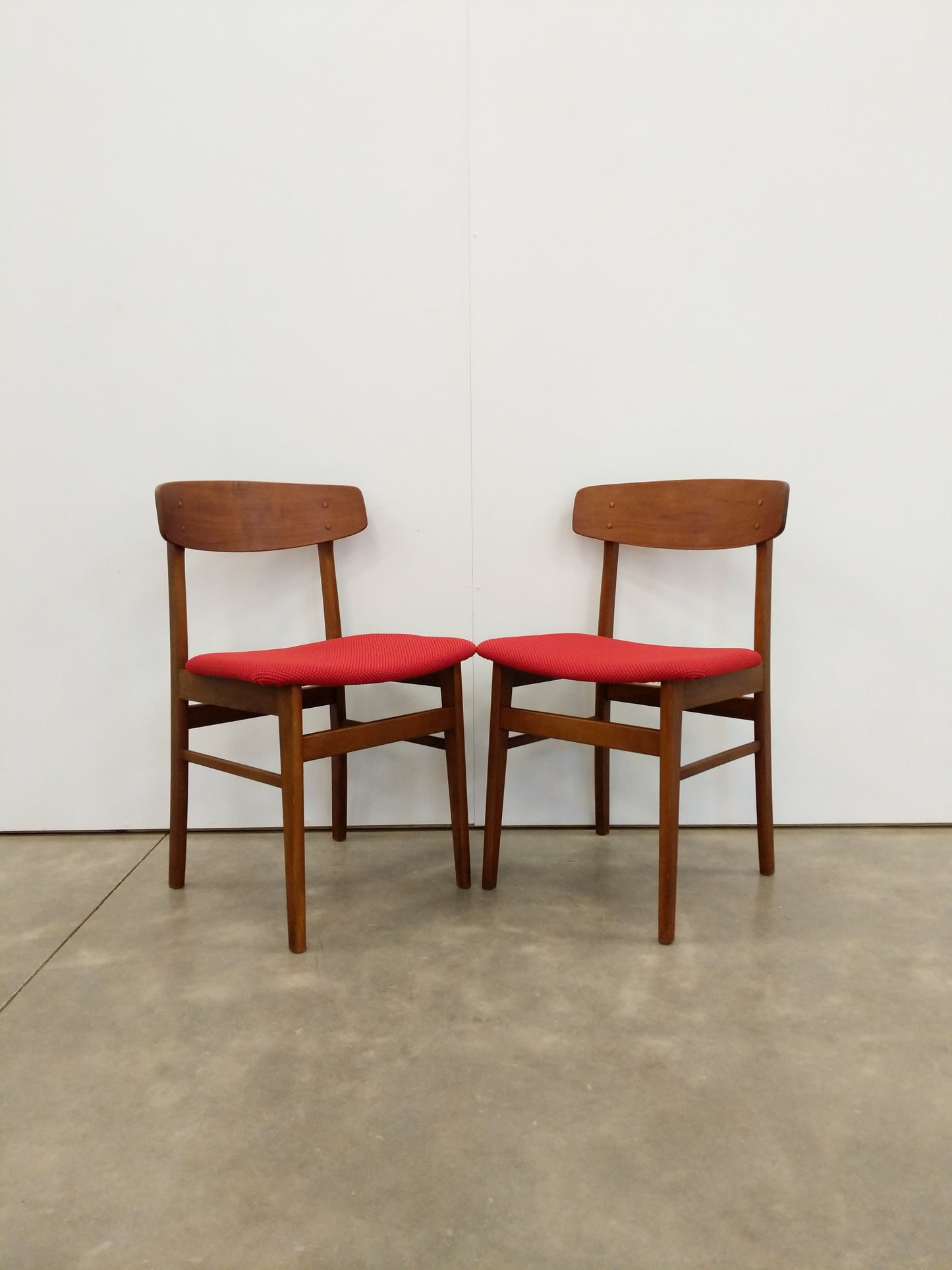 Pair of Vintage Danish Modern Dining Chairs