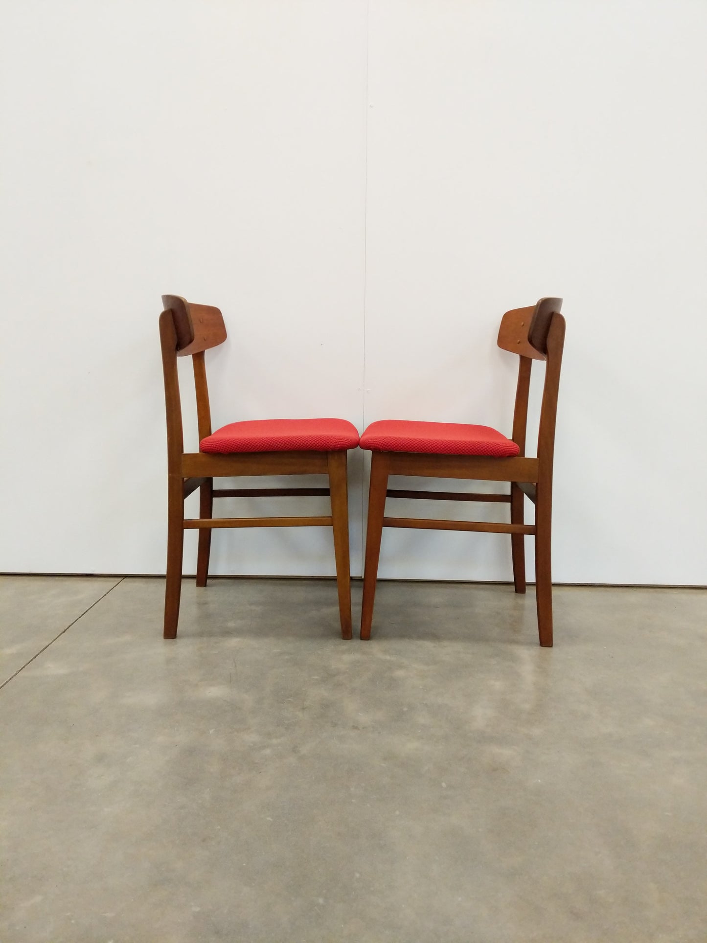 Pair of Vintage Danish Modern Dining Chairs