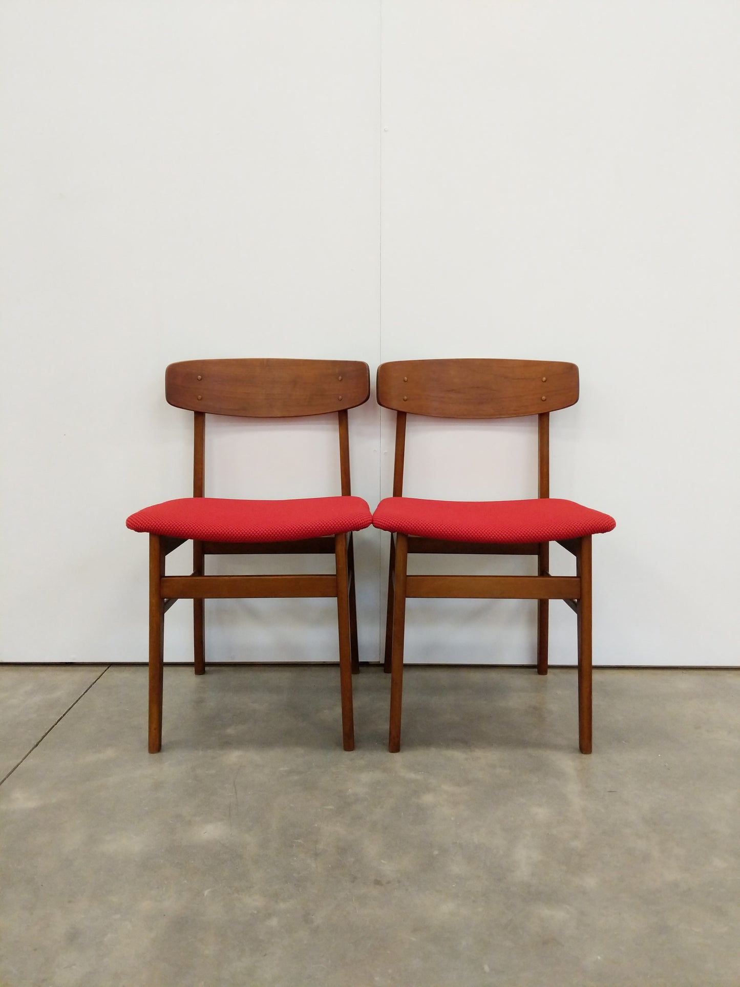 Pair of Vintage Danish Modern Dining Chairs