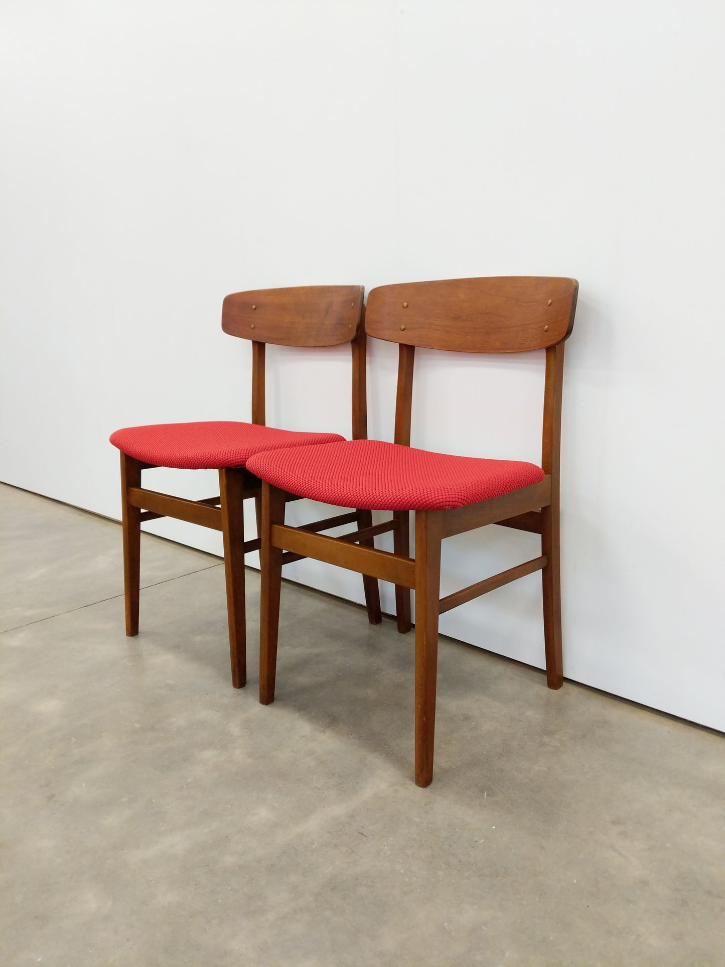 Pair of Vintage Danish Modern Dining Chairs