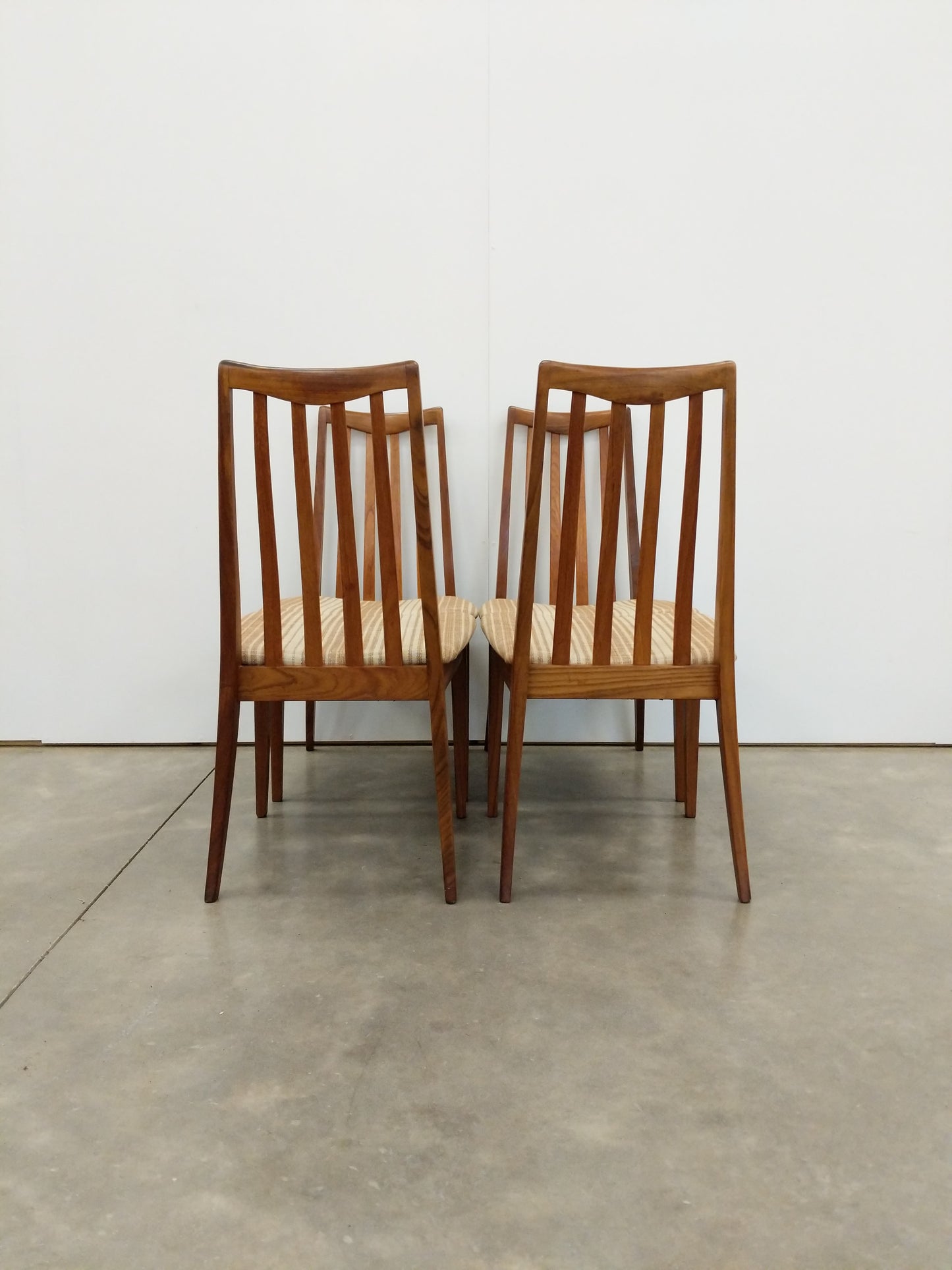 Set of 4 Vintage Mid Century Modern Dining Chairs by G Plan