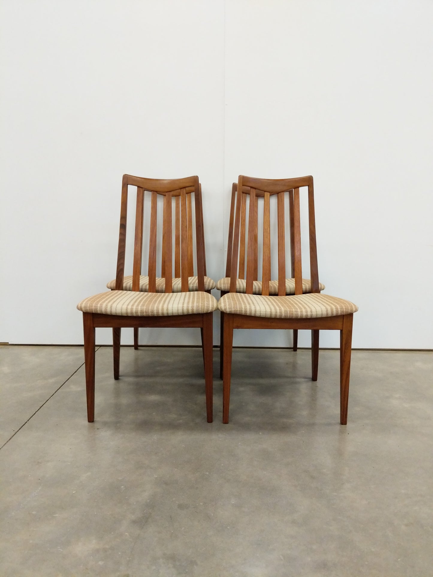 Set of 4 Vintage Mid Century Modern Dining Chairs by G Plan