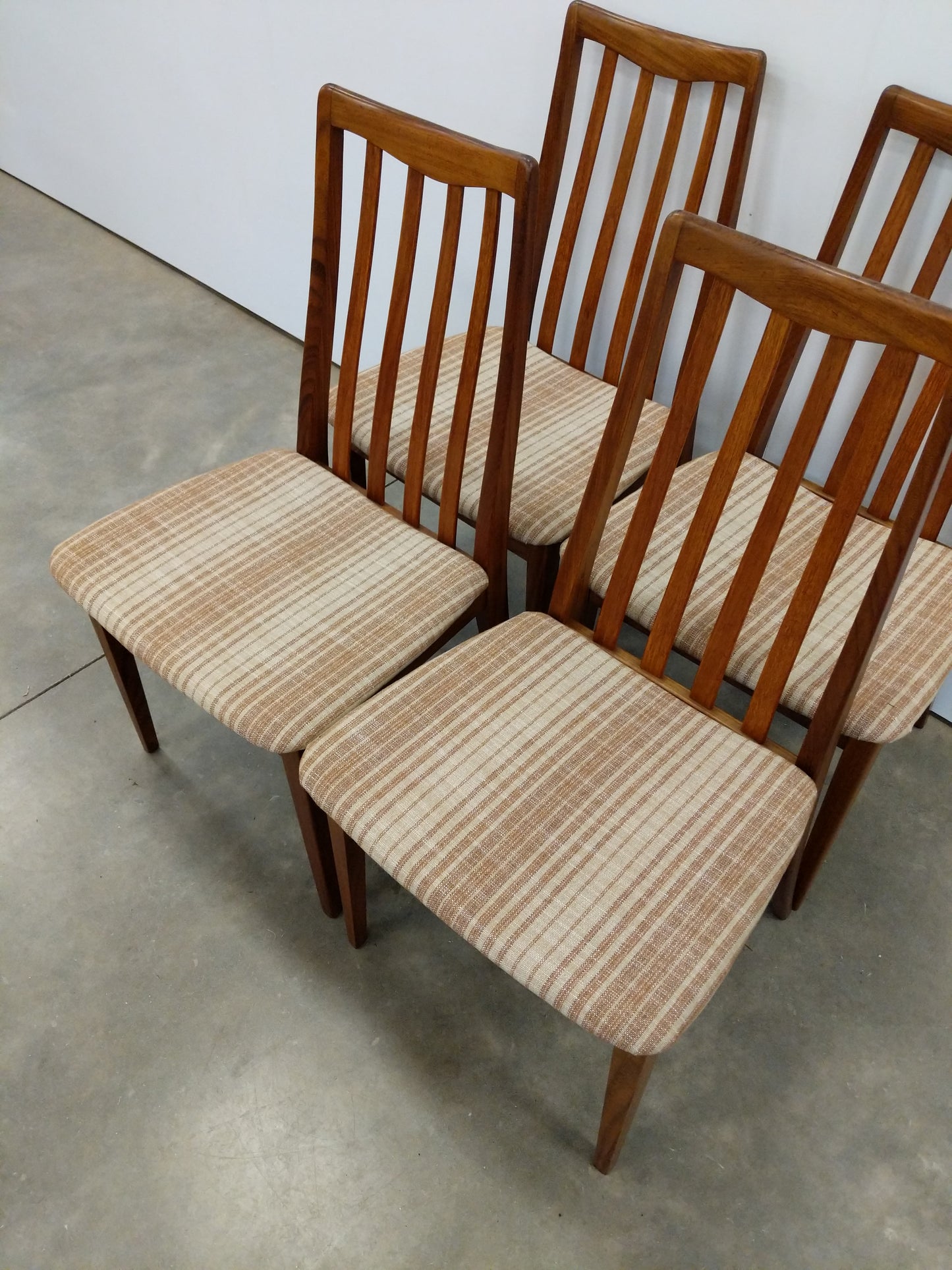 Set of 4 Vintage Mid Century Modern Dining Chairs by G Plan