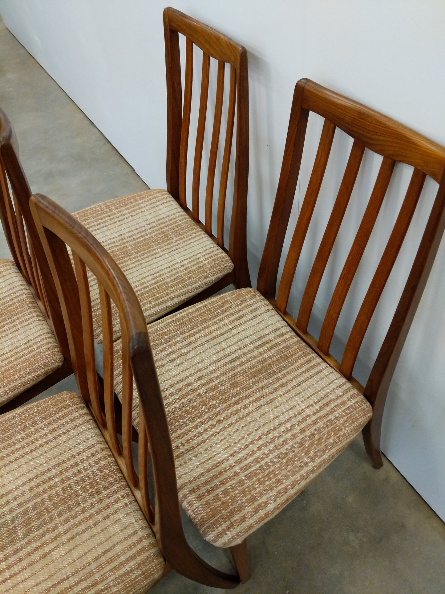 Set of 4 Vintage Mid Century Modern Dining Chairs by G Plan