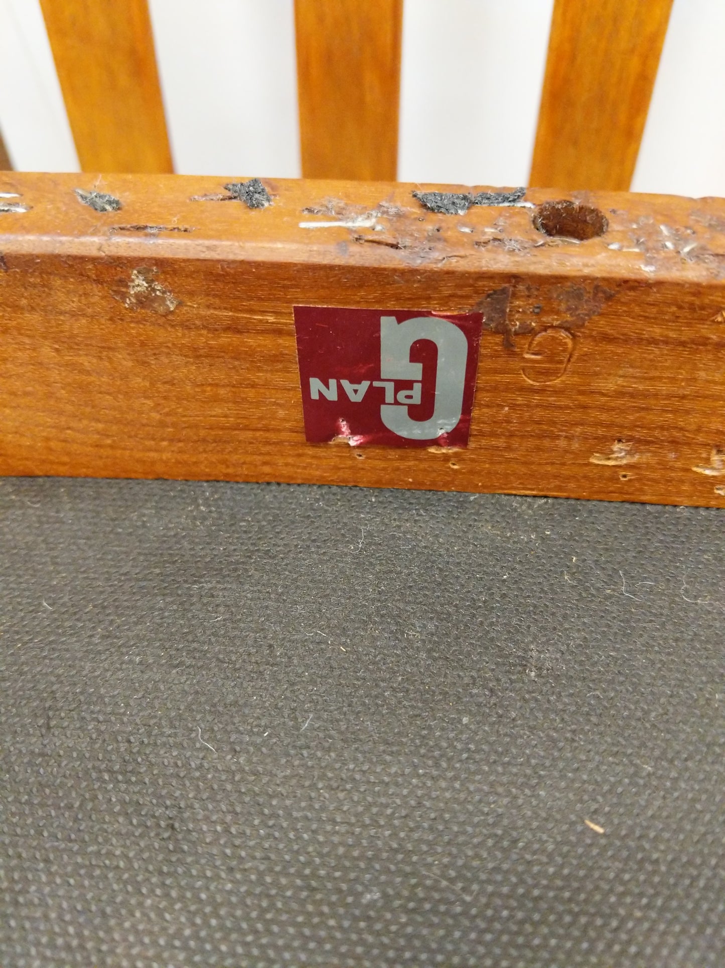 Set of 4 Vintage Mid Century Modern Dining Chairs by G Plan