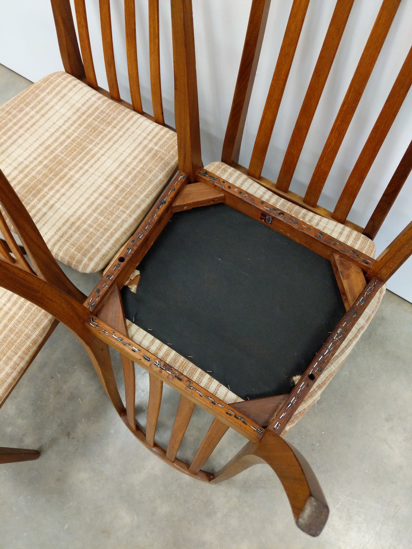 Set of 4 Vintage Mid Century Modern Dining Chairs by G Plan