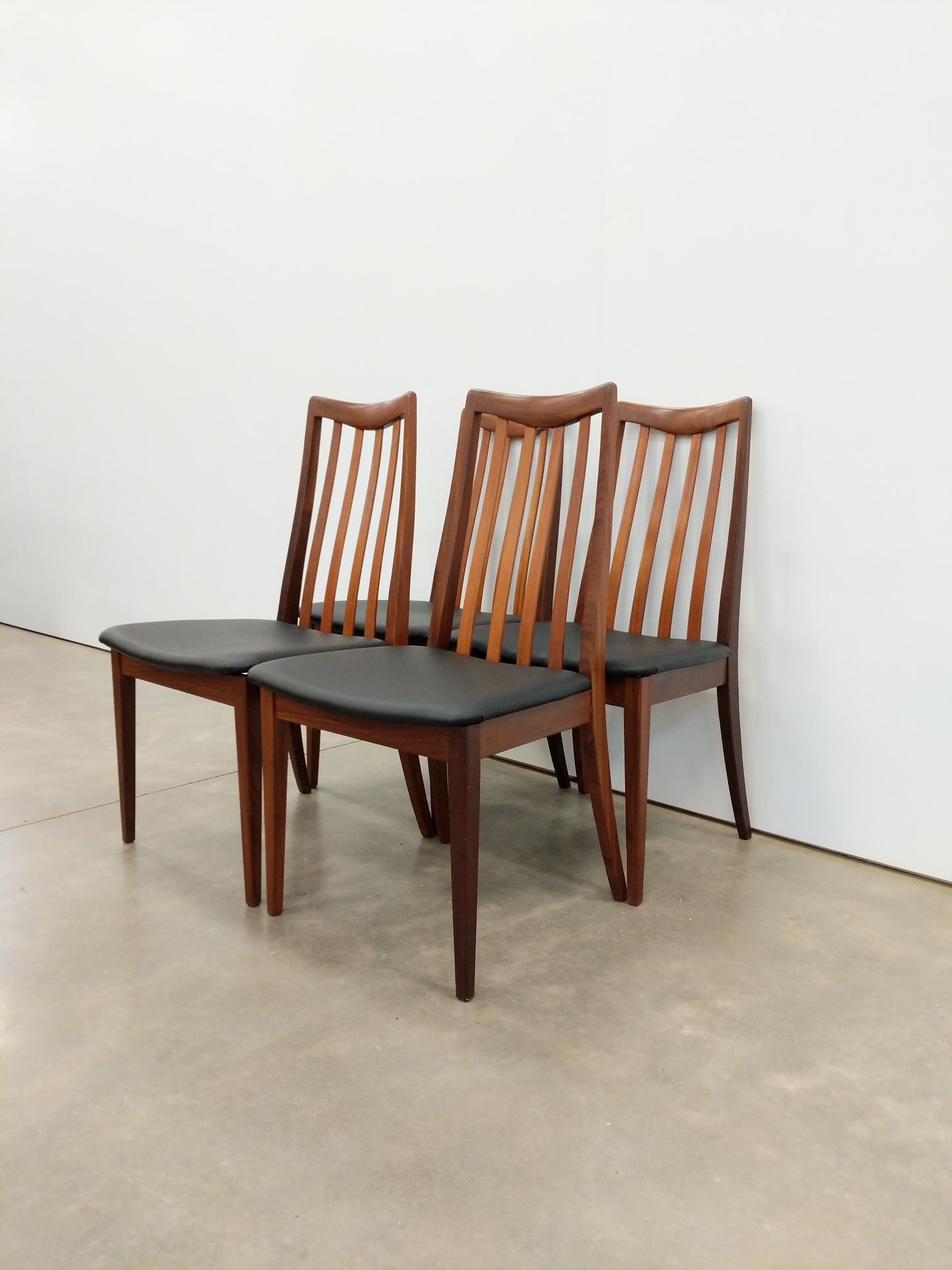 Set of 4 Vintage Mid Century Modern Dining Chairs by G Plan