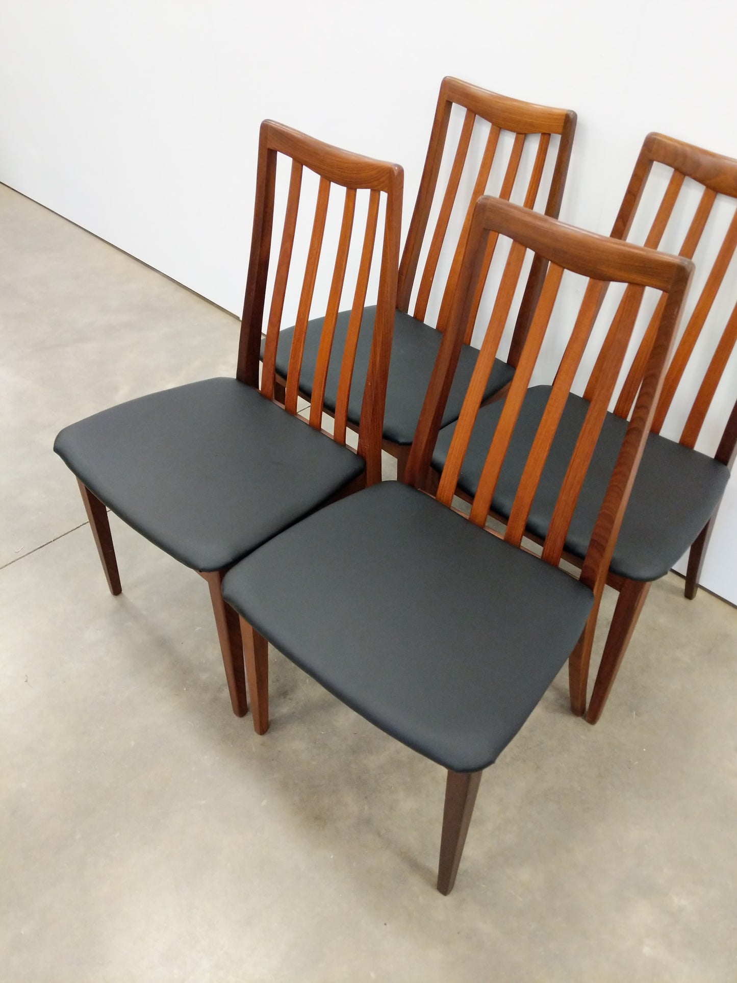 Set of 4 Vintage Mid Century Modern Dining Chairs by G Plan