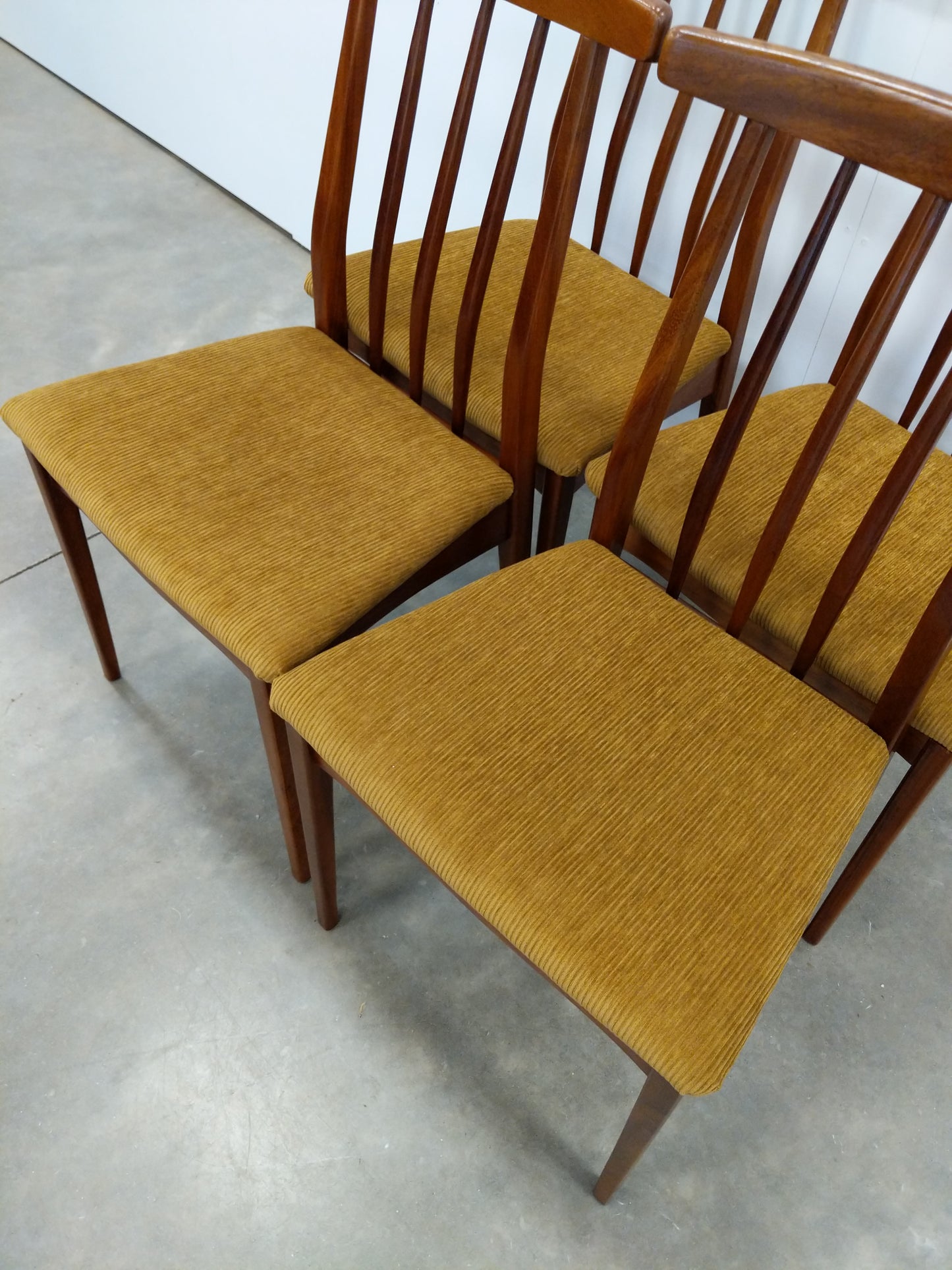 Set of 4 Vintage Mid Century Modern Dining Chairs by Younger