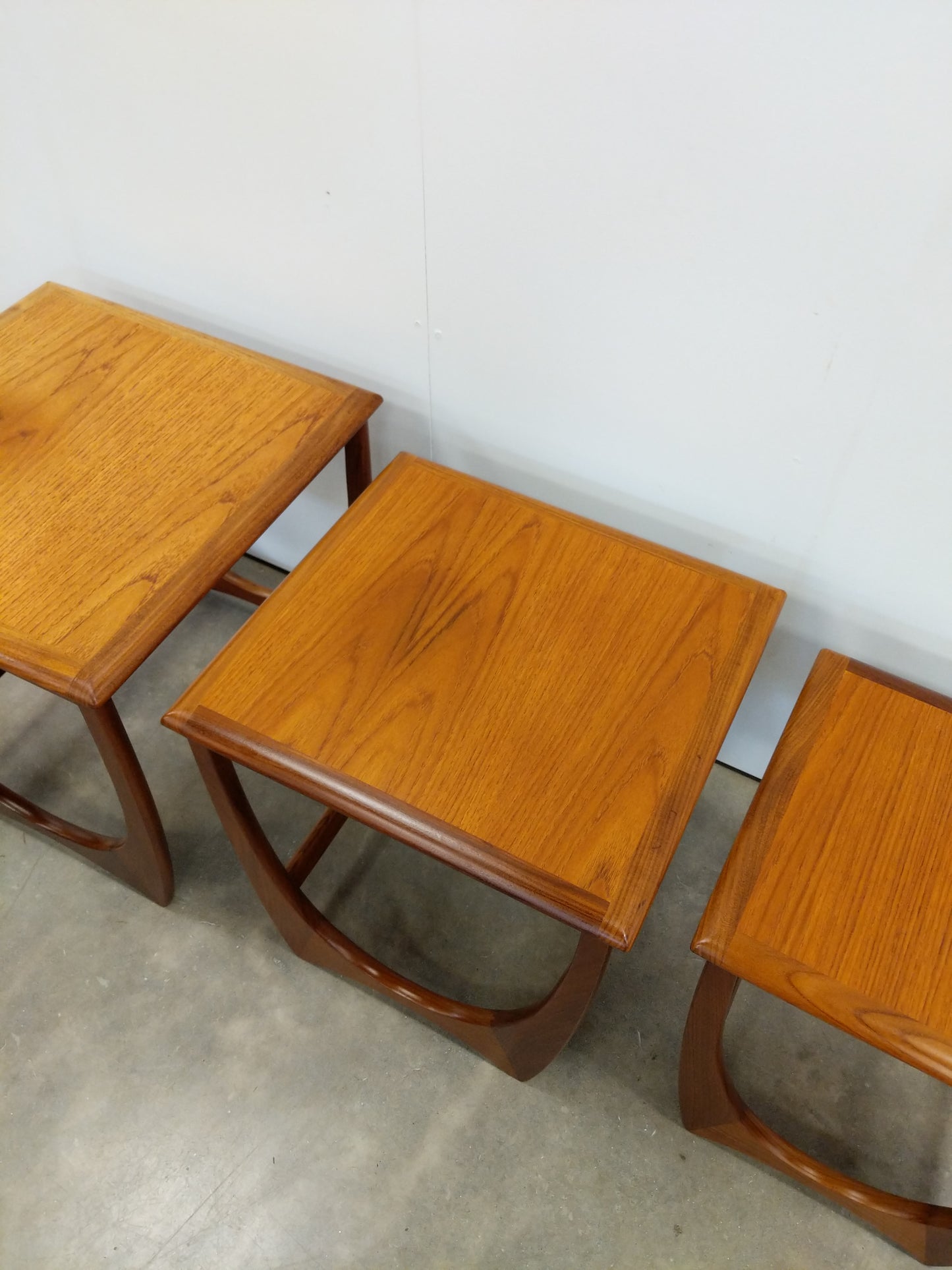 Set of Vintage Mid Century Modern Teak Nesting Tables by G Plan