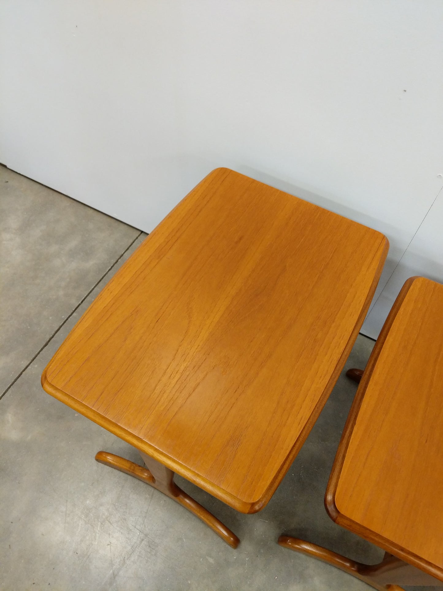 Set of Vintage Mid Century Modern Teak Nesting Tables