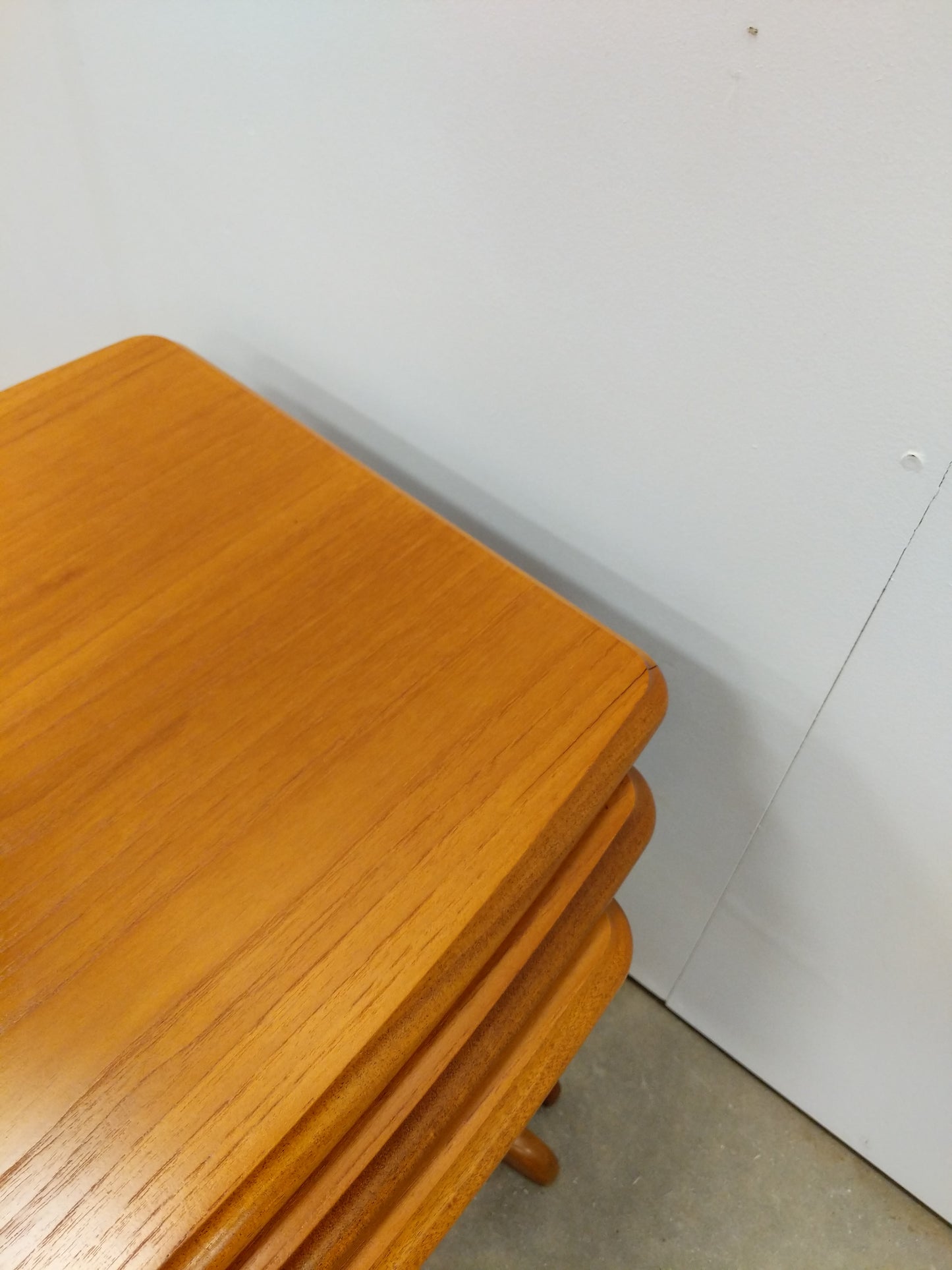 Set of Vintage Mid Century Modern Teak Nesting Tables