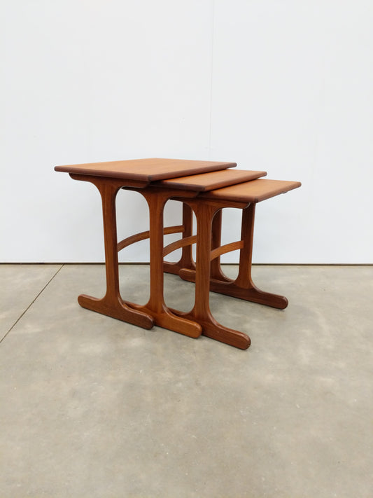 Set of Vintage Mid Century Modern Teak Nesting Tables by G Plan