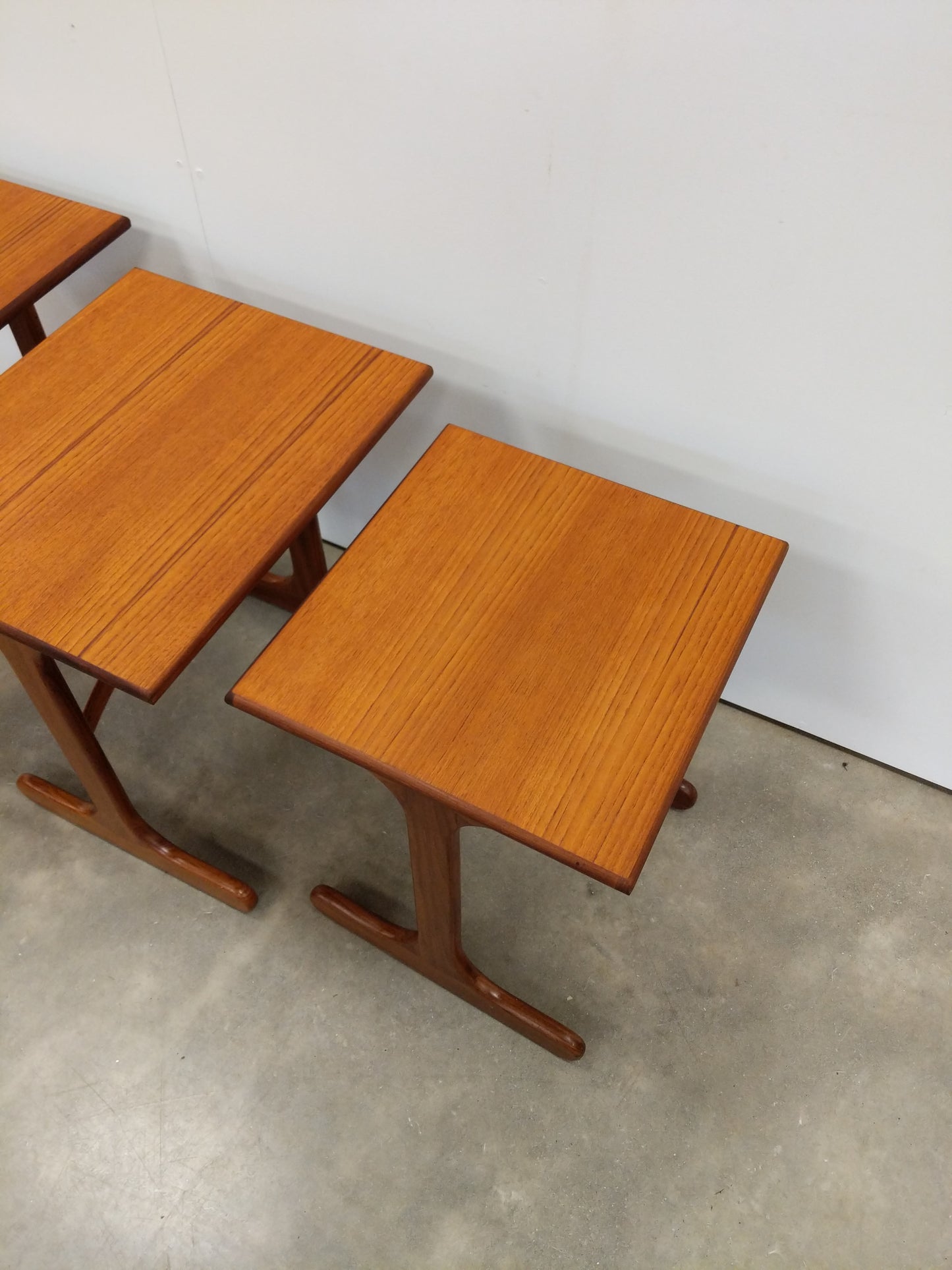 Set of Vintage Mid Century Modern Teak Nesting Tables by G Plan