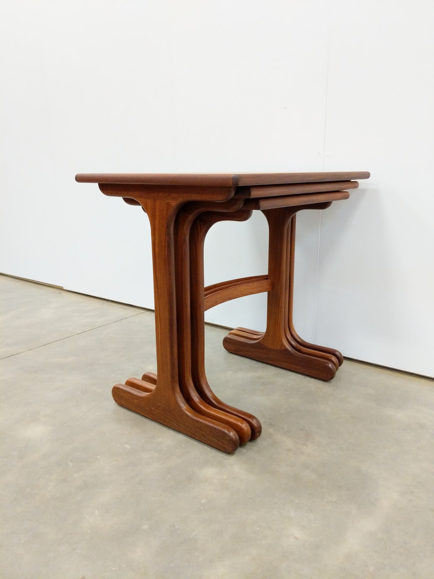 Set of Vintage Mid Century Modern Teak Nesting Tables by G Plan