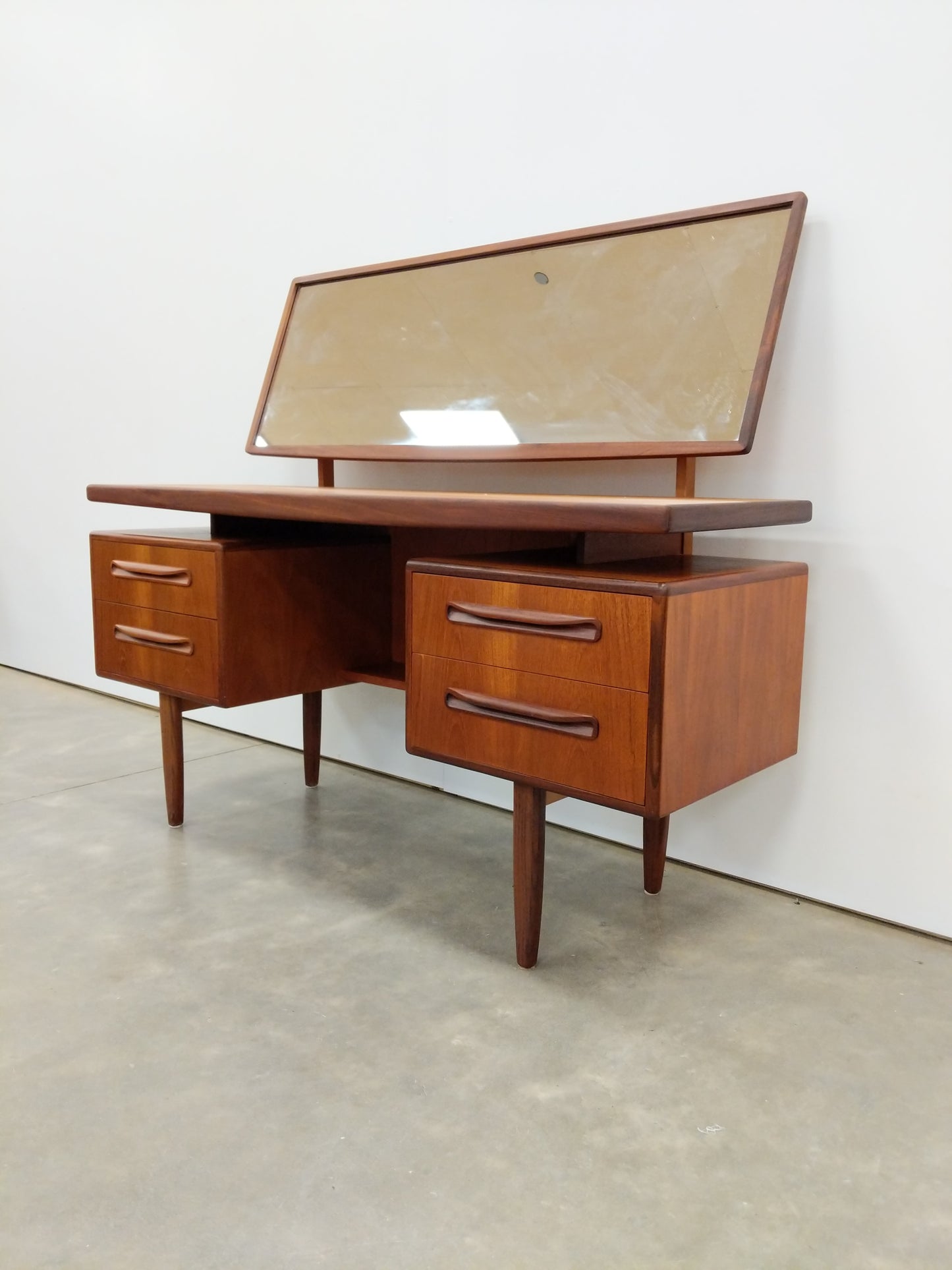 Vintage Mid Century Modern Teak Desk / Dressing Table by G Plan