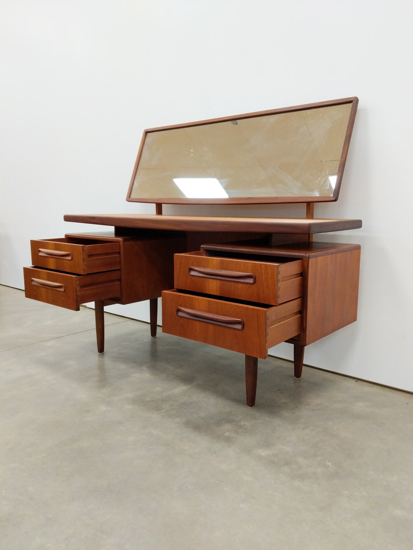 Vintage Mid Century Modern Teak Desk / Dressing Table by G Plan