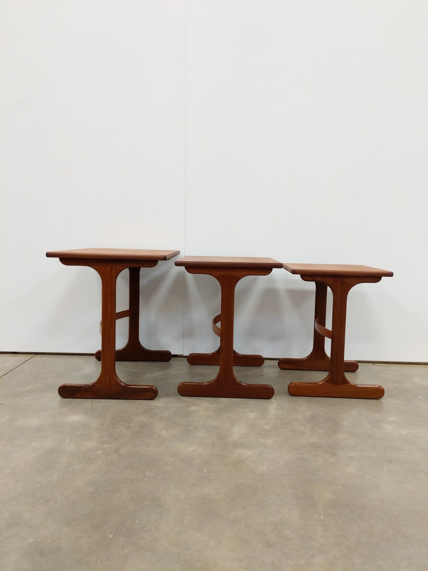 Set of Vintage Mid Century Modern Teak Nesting Tables by G Plan
