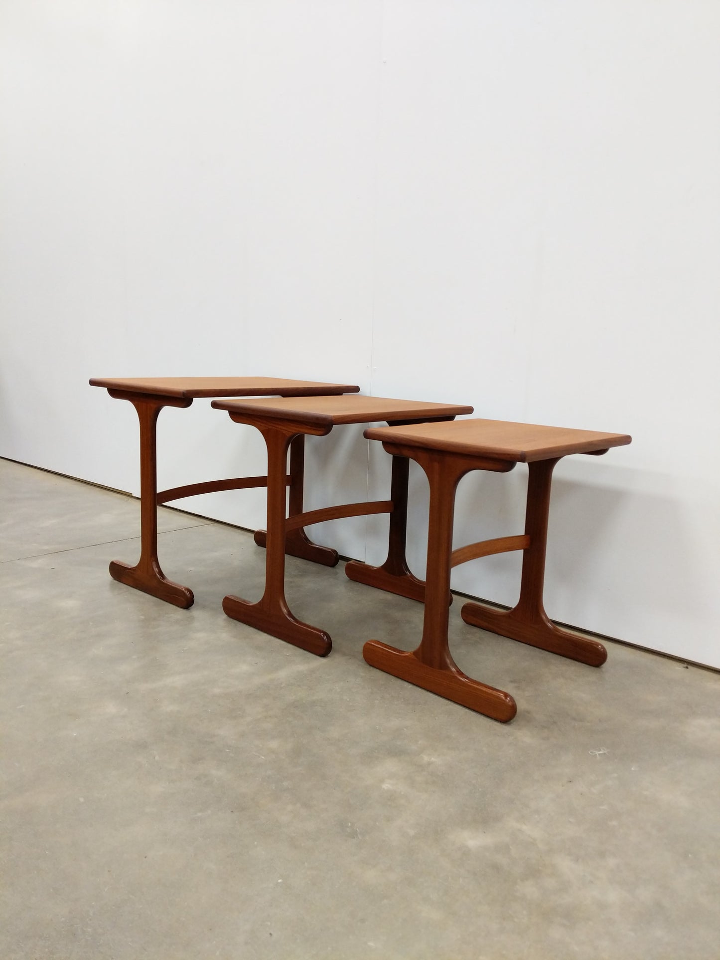 Set of Vintage Mid Century Modern Teak Nesting Tables by G Plan
