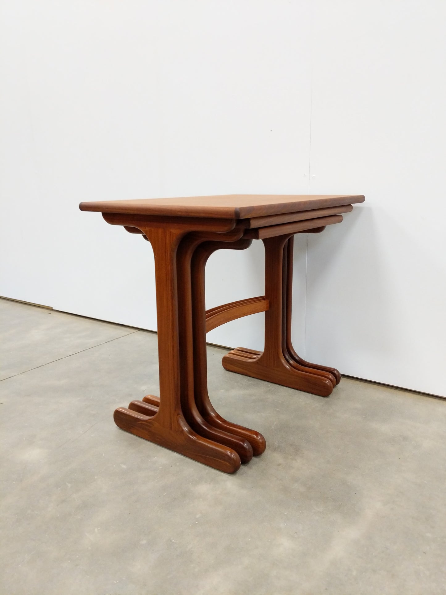 Set of Vintage Mid Century Modern Teak Nesting Tables by G Plan