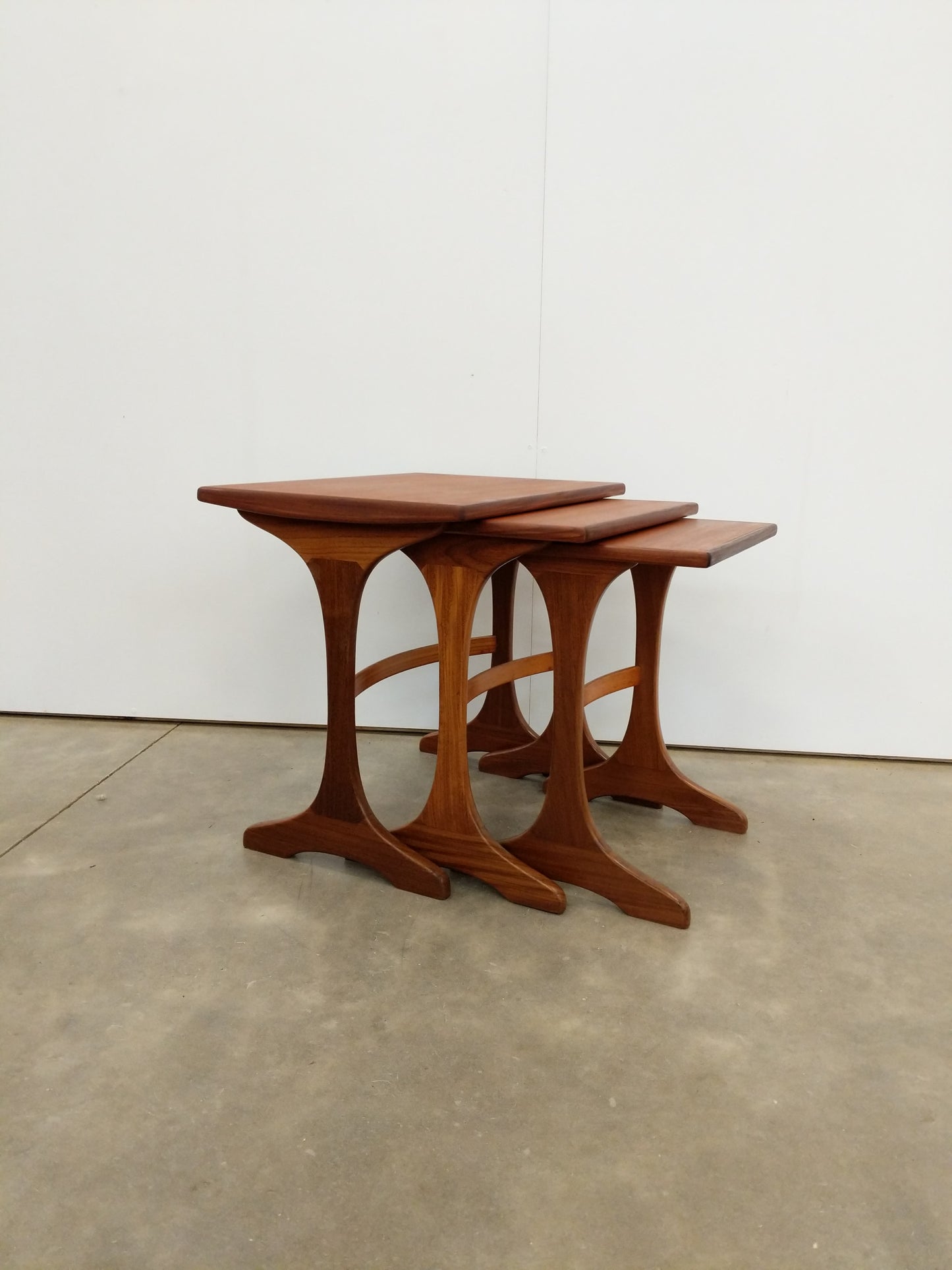 Set of Vintage Mid Century Modern Teak Nesting Tables by G Plan