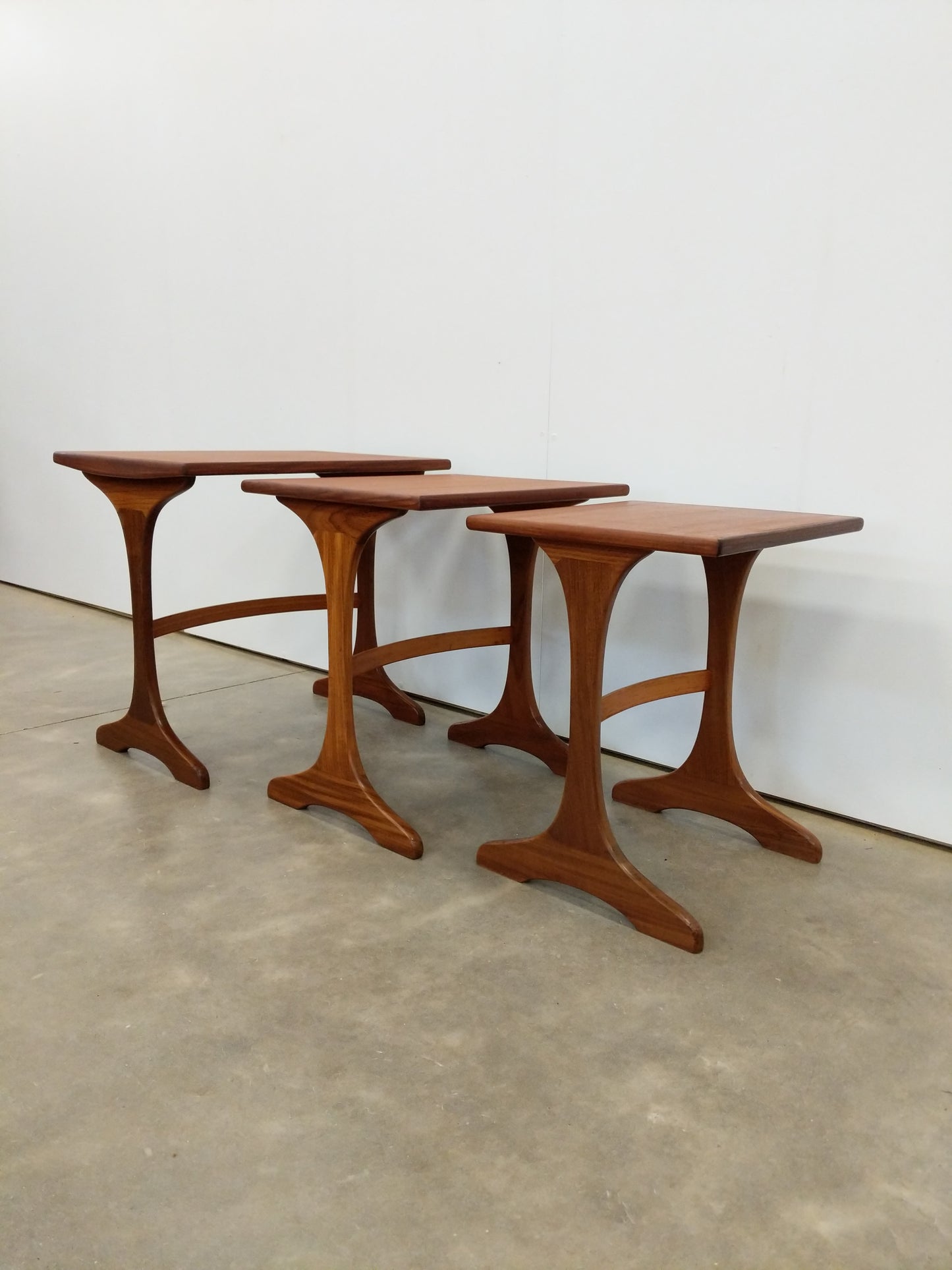 Set of Vintage Mid Century Modern Teak Nesting Tables by G Plan