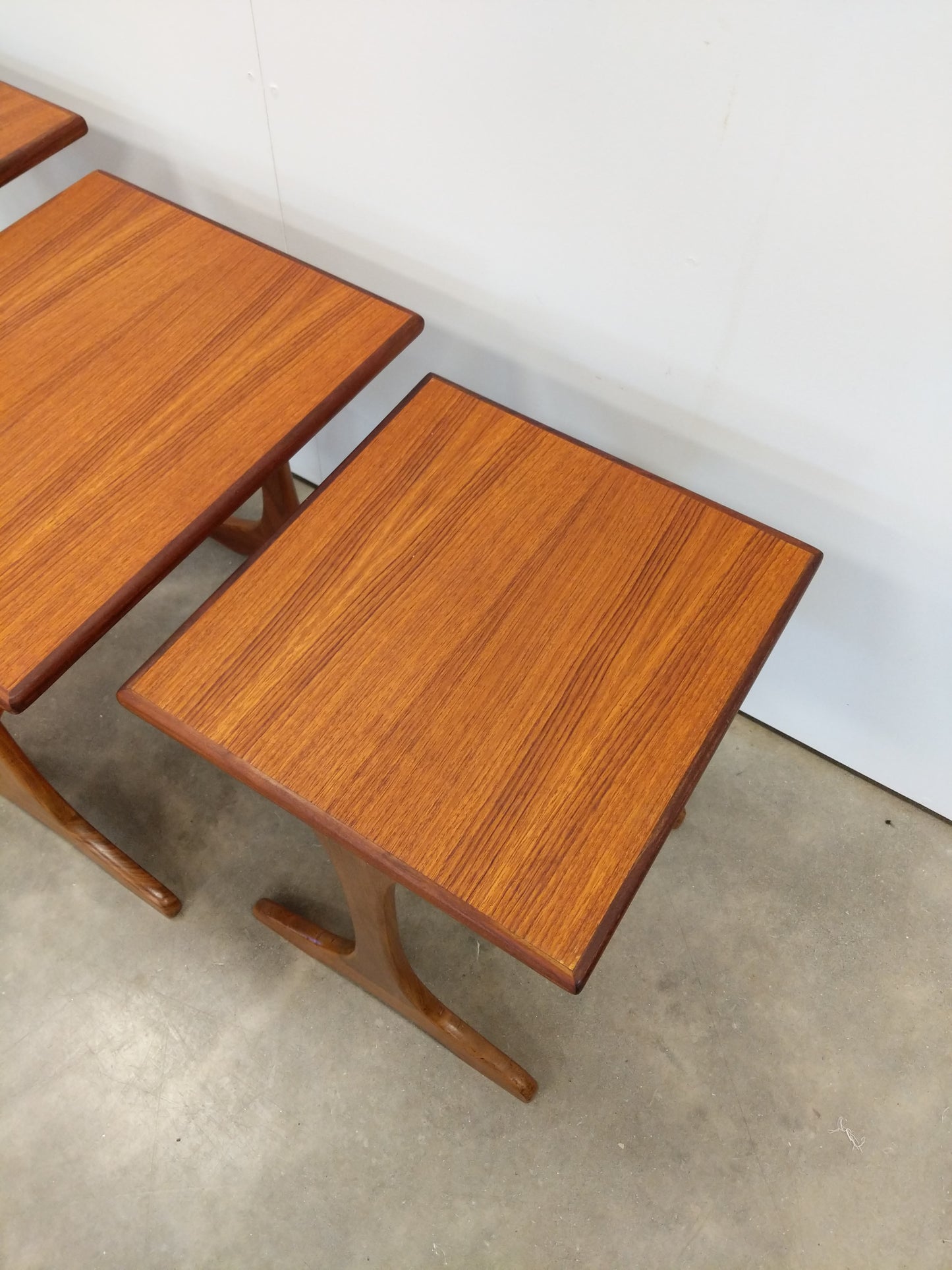Set of Vintage Mid Century Modern Teak Nesting Tables by G Plan