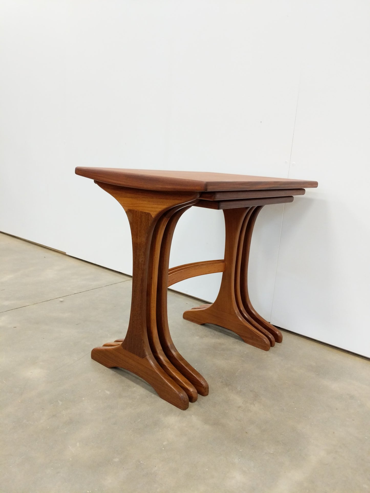 Set of Vintage Mid Century Modern Teak Nesting Tables by G Plan