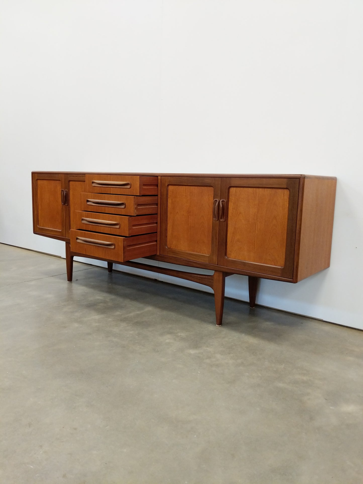 Vintage Mid Century Modern Teak Credenza by G Plan