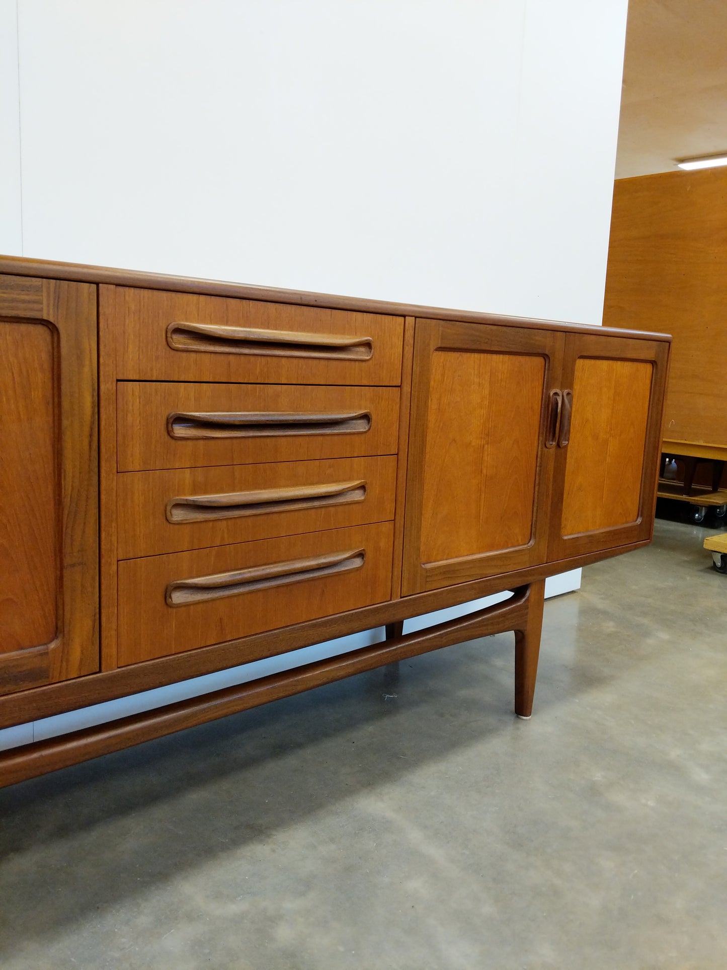 Vintage Mid Century Modern Teak Credenza by G Plan